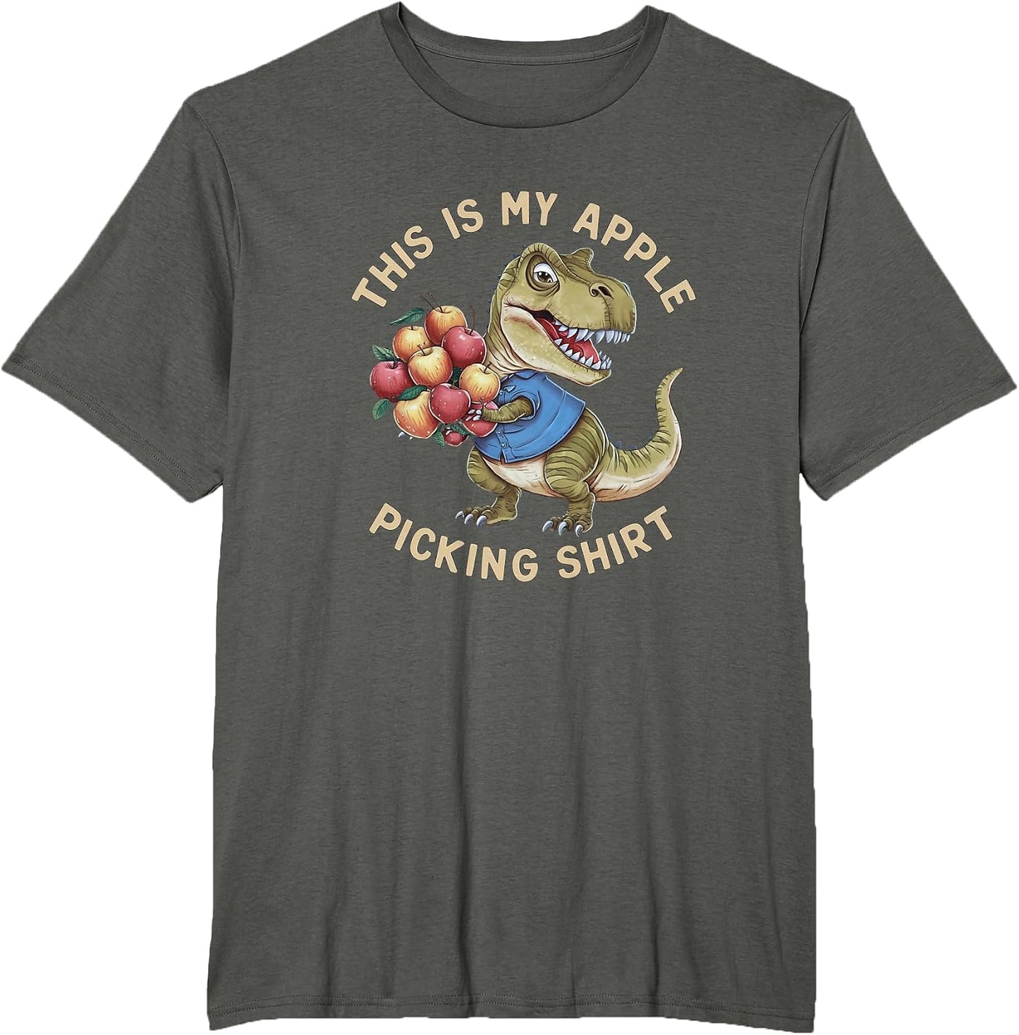 My Apple Picking T-Rex Funny Apples Fruit Funny