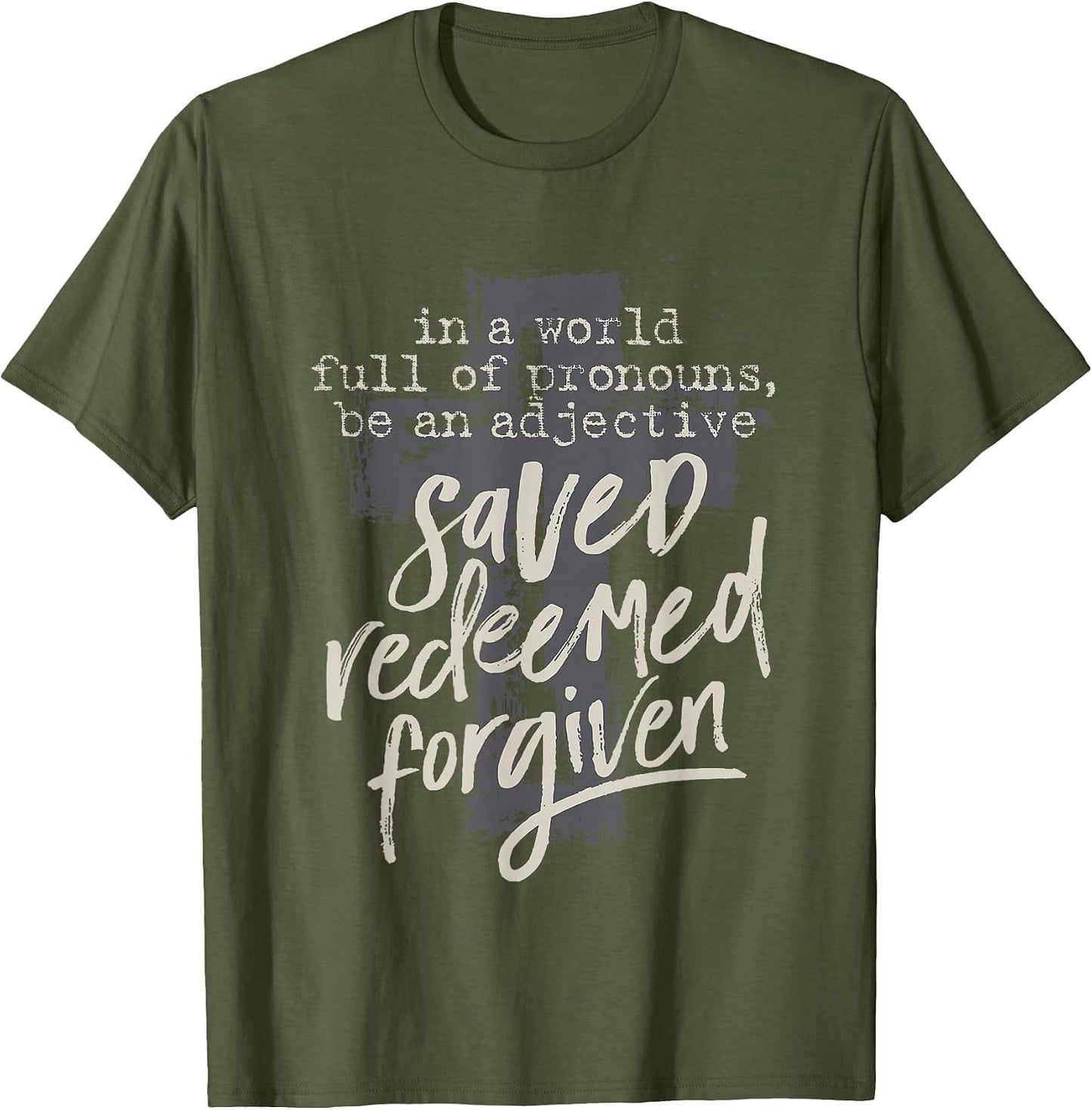 Saved Redeemed Forgiven Cross