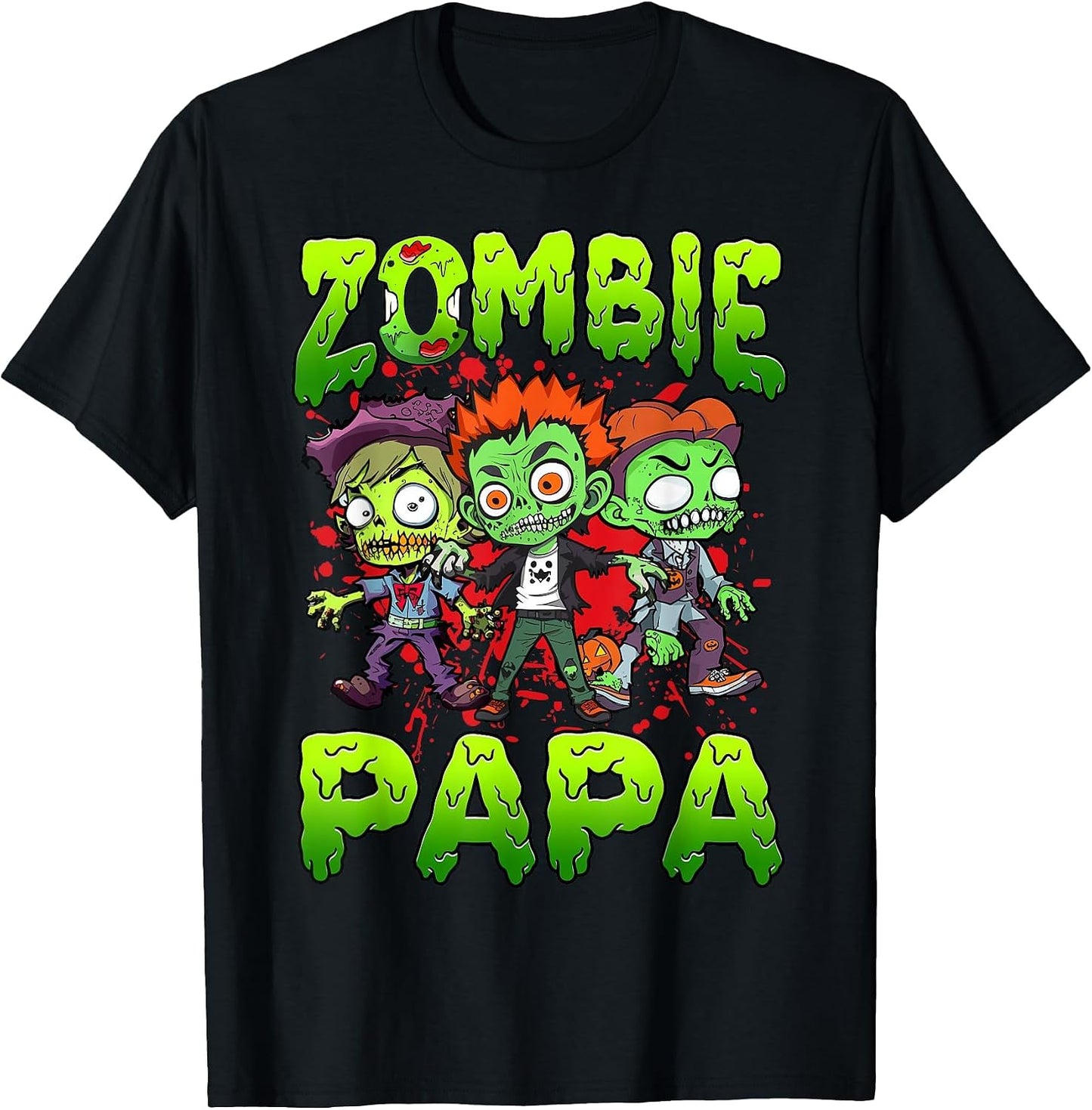 Zombie Papa Halloween Costume Family Matching