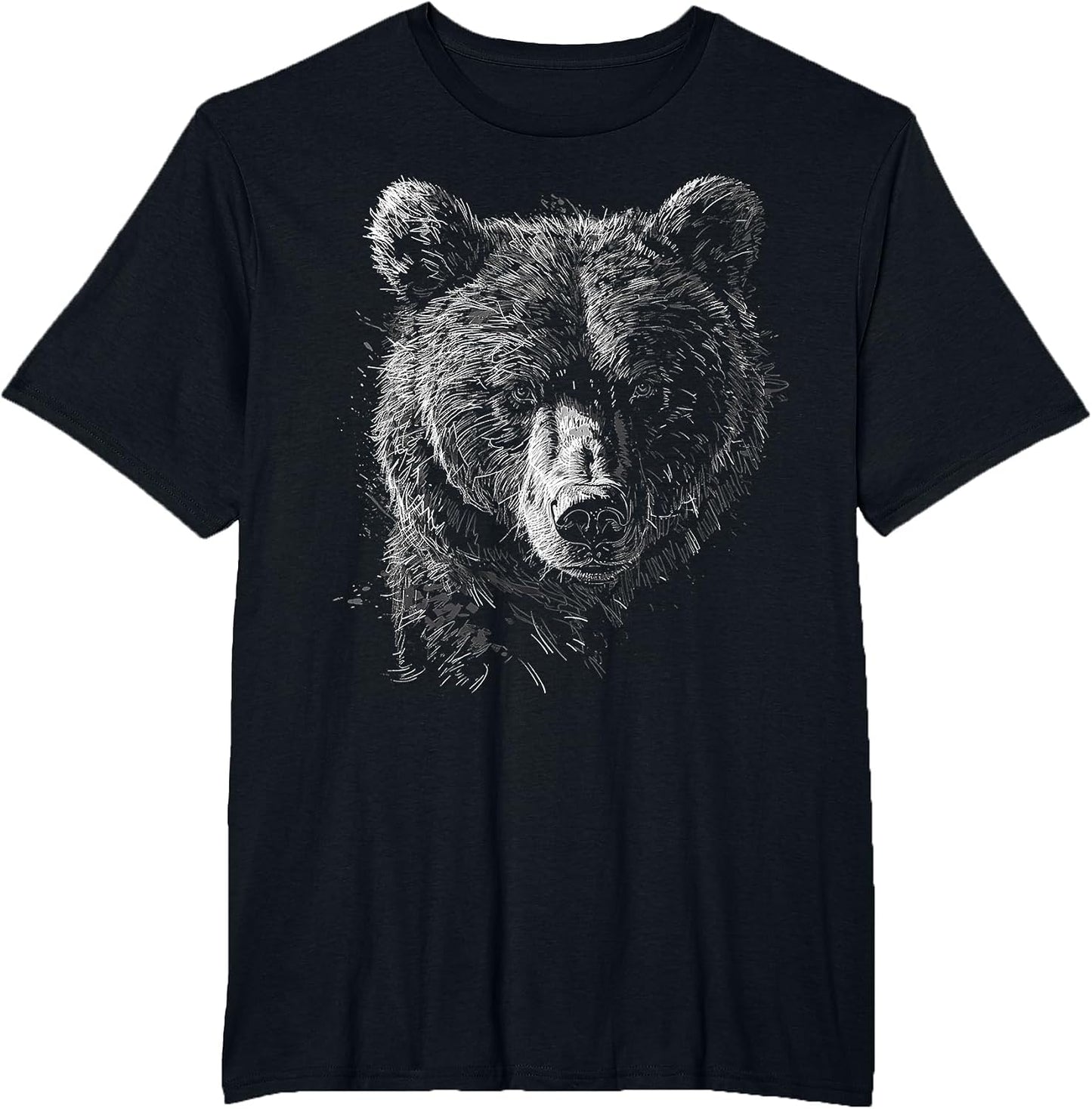 Bear Drawing Animal Graphic Portrait Art Bear