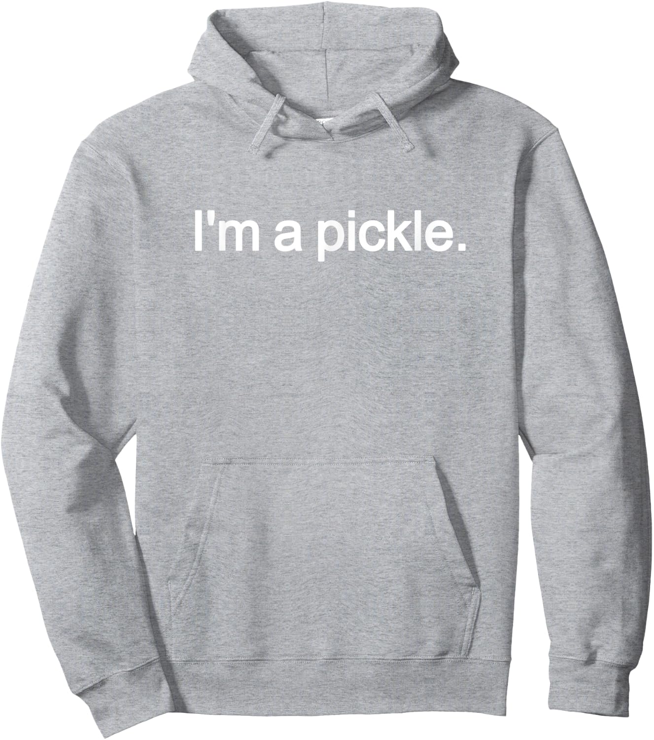 I'm A Pickle Costume Lazy Halloween Costume Hoodie - Hoodie | Ash