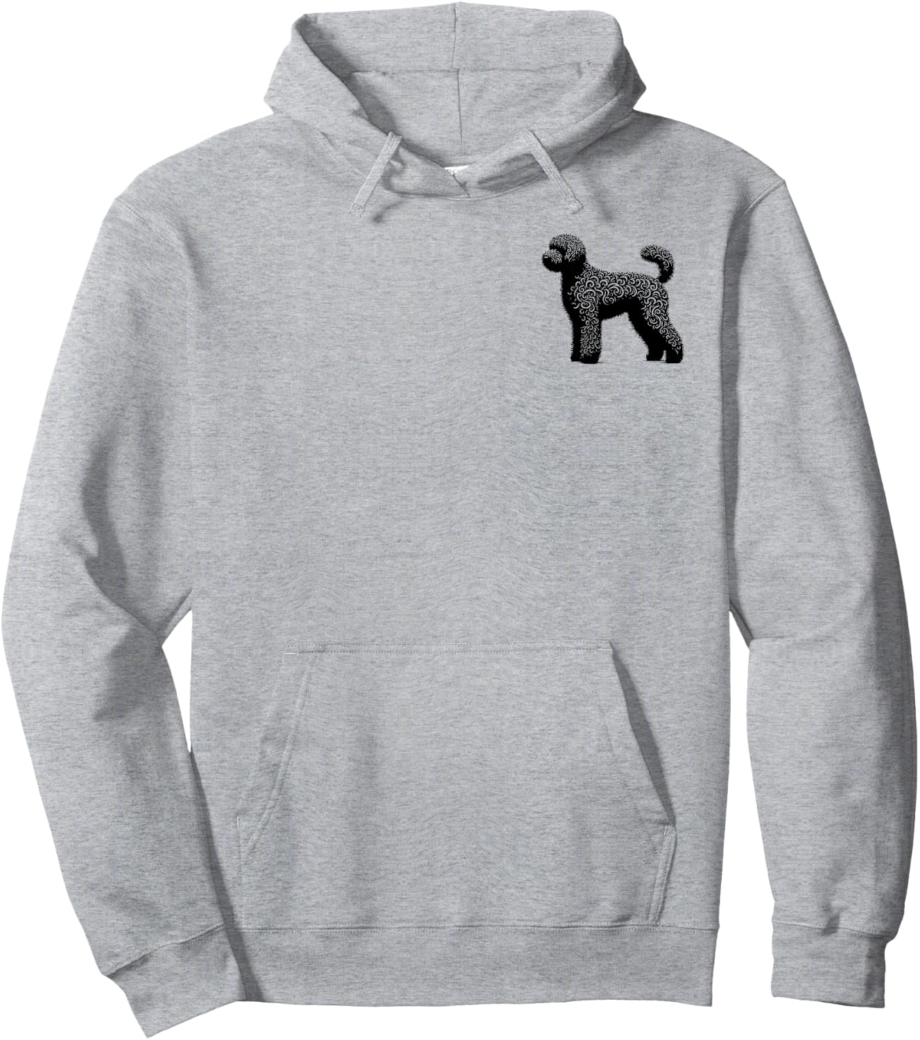 Dog Dad Mom Lover - Monochromatic Whoodle Hoodie - Hoodie | Ash