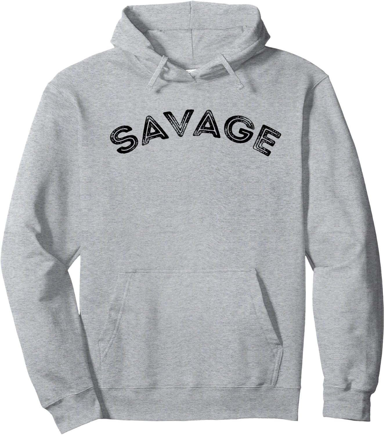Savage - Motivational Hoodie - Hoodie | Ash