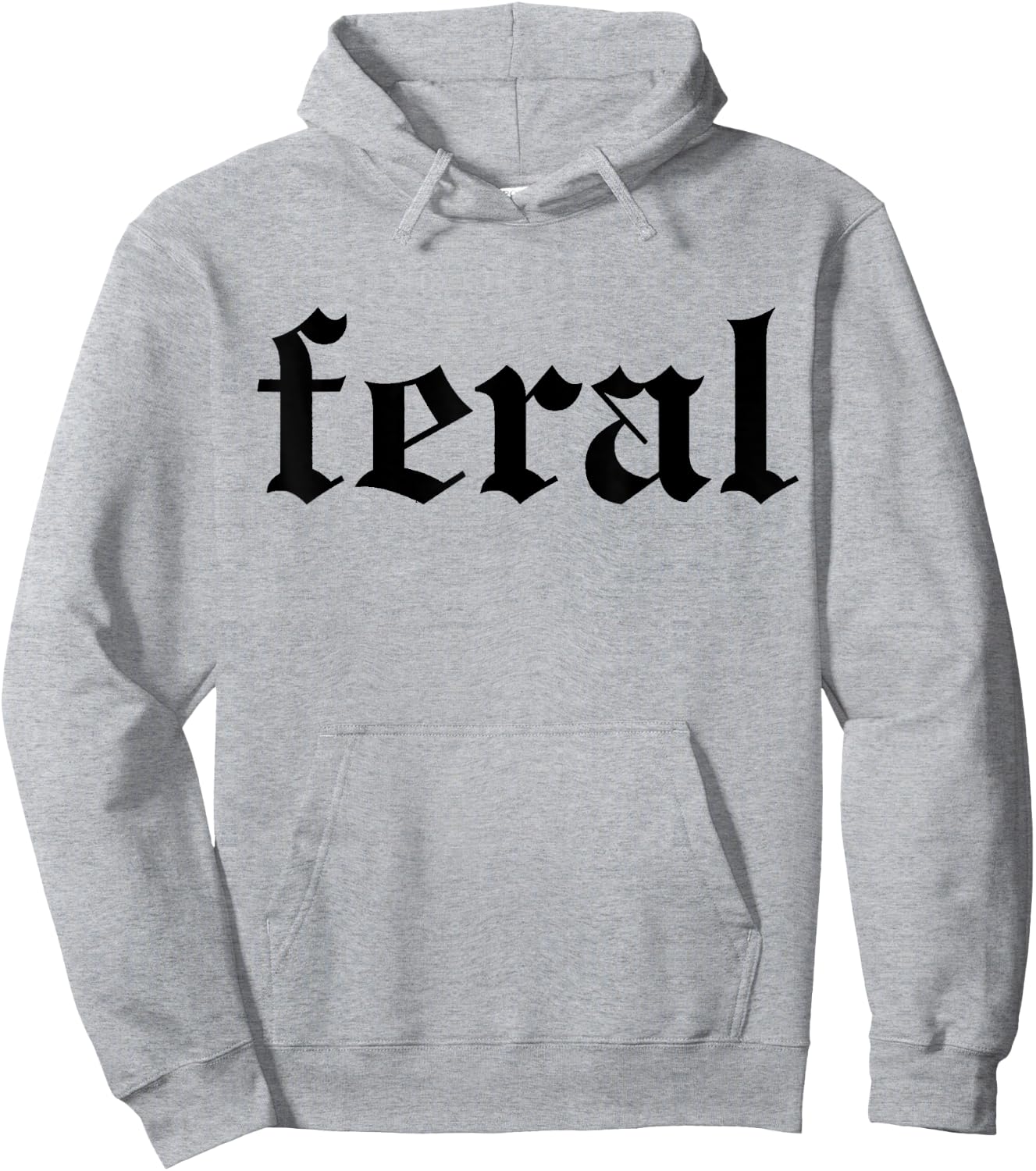 FERAL white Hoodie - Hoodie | Ash
