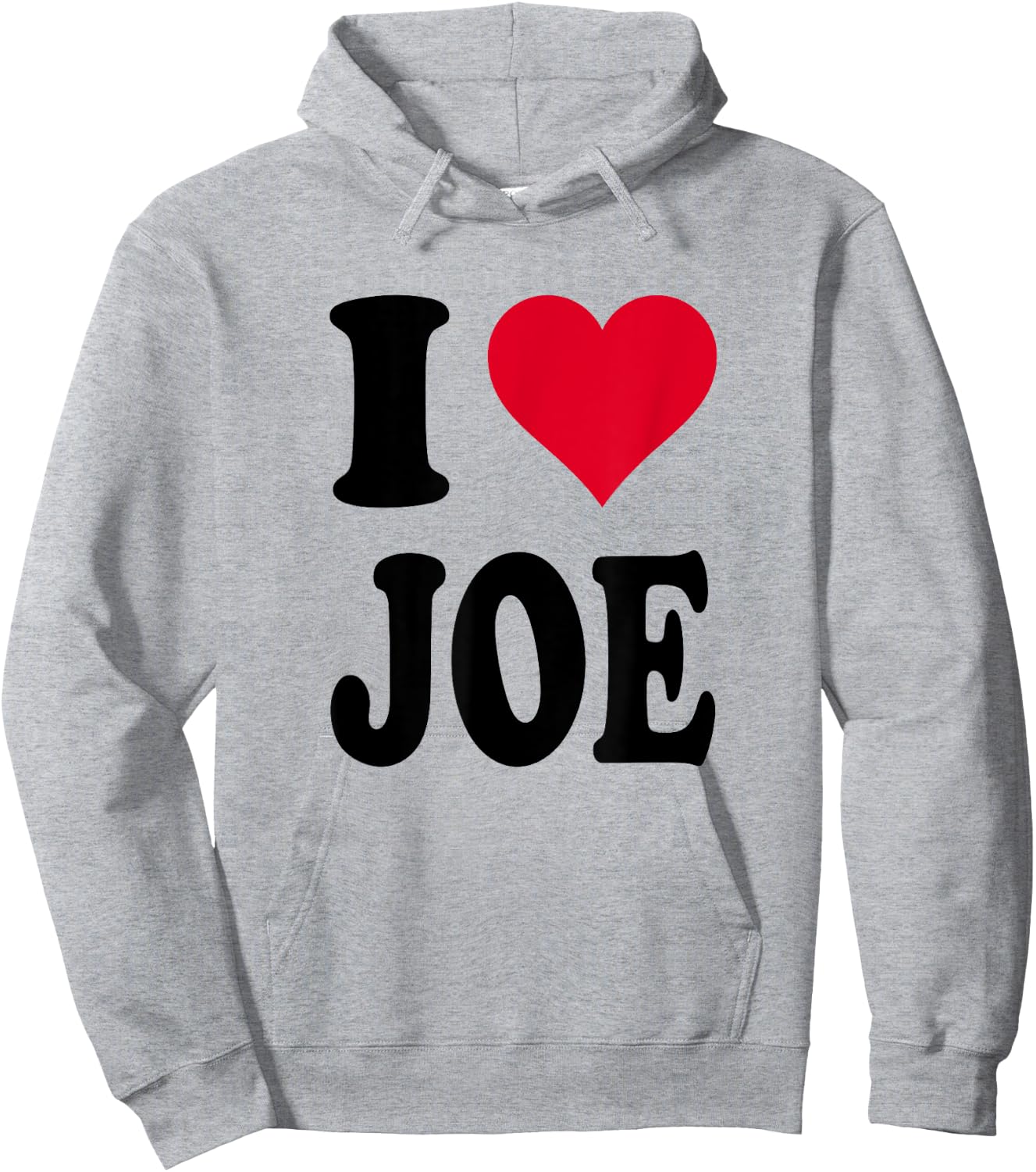 I Love Joe Hoodie - Hoodie | Ash