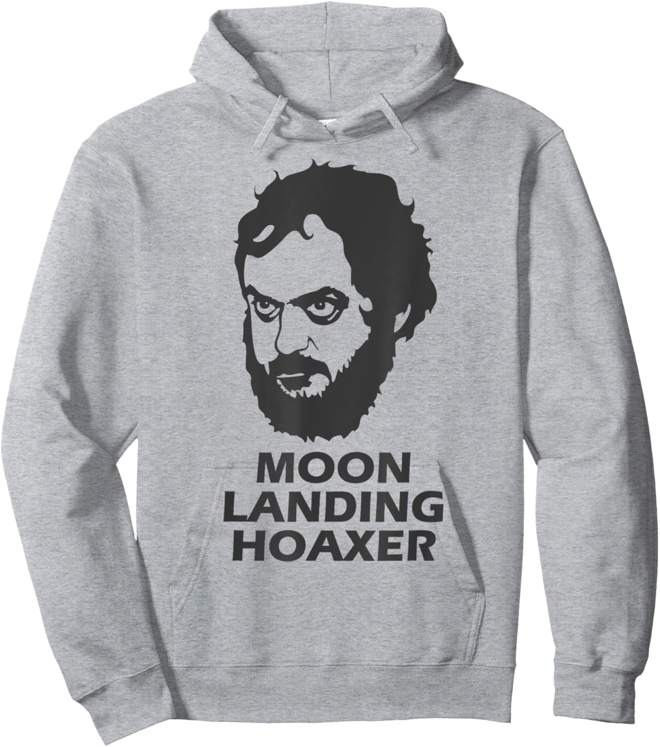 Moon Landing Hoaxer Conspiracy Hoodie - Hoodie | Ash