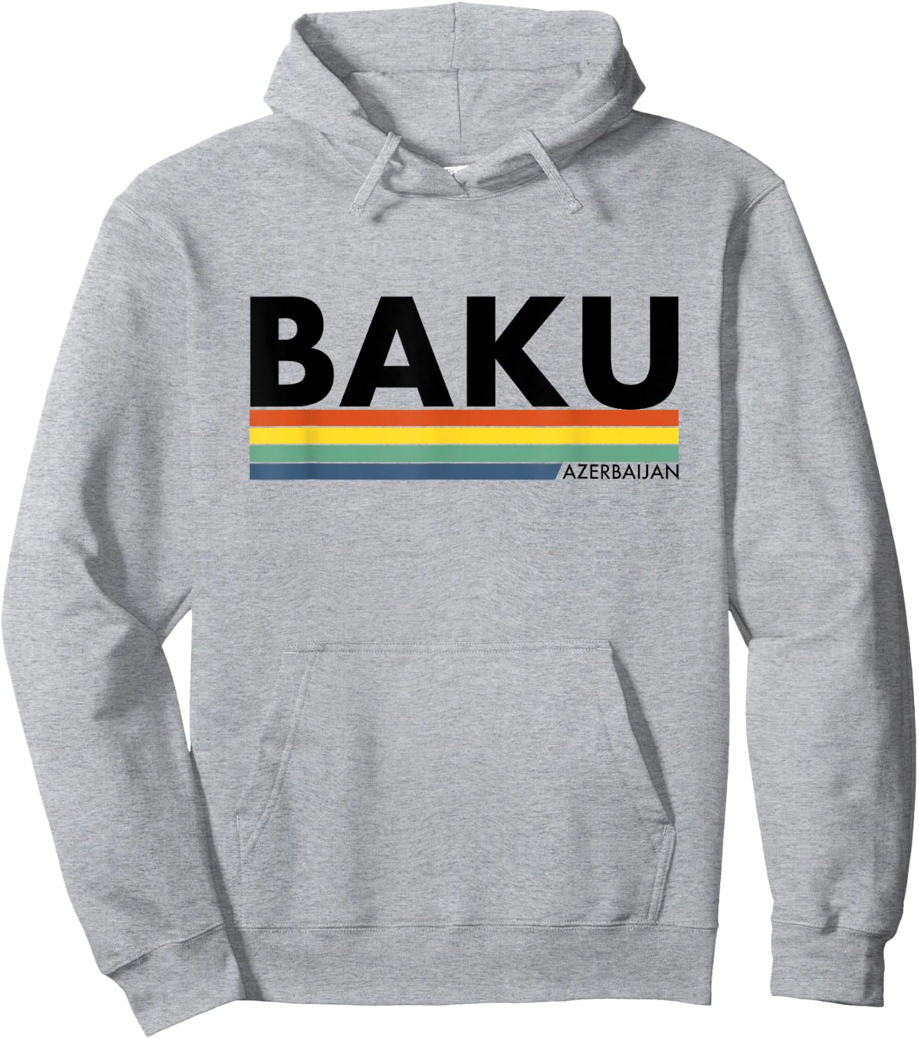 Baku Azerbaijan Azerbaijani Hoodie - Hoodie | Ash
