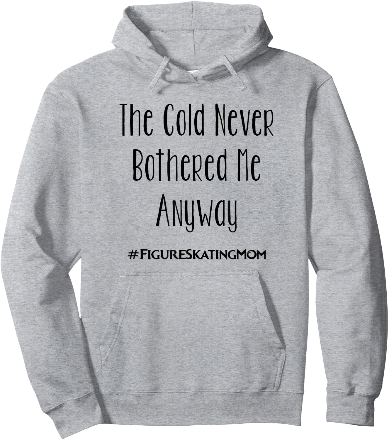 Figure Skating Mom Cute Funny Women Ice Skating Hoodie - Hoodie | Ash