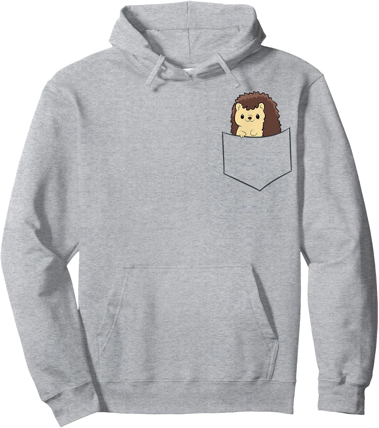 Cute Baby Hedgehog In The Pocket Hedgehogs Hoodie - Hoodie | Ash