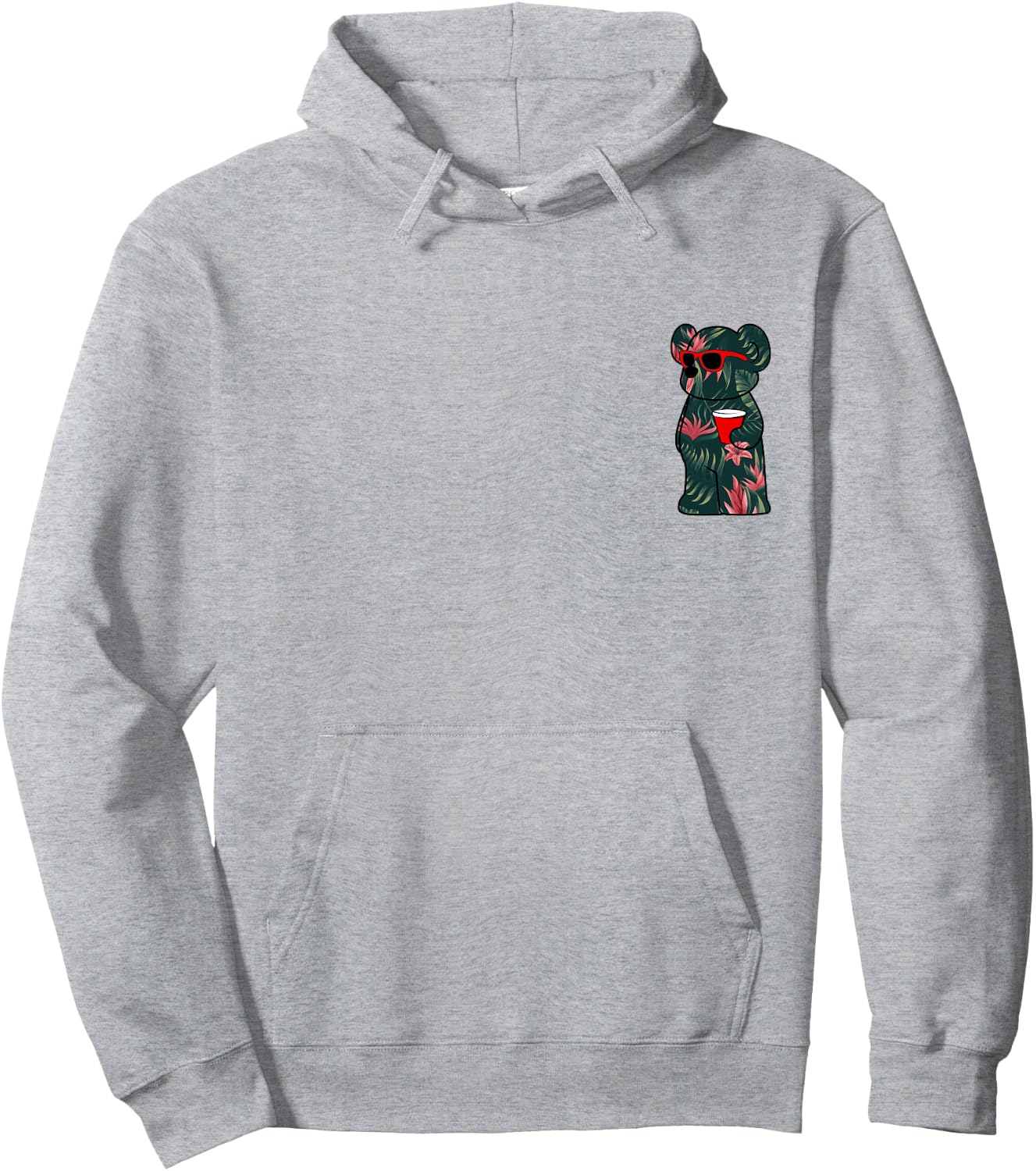 Go Outside Worst Case Scenario A Bear Kills You Hoodie - Hoodie | Ash