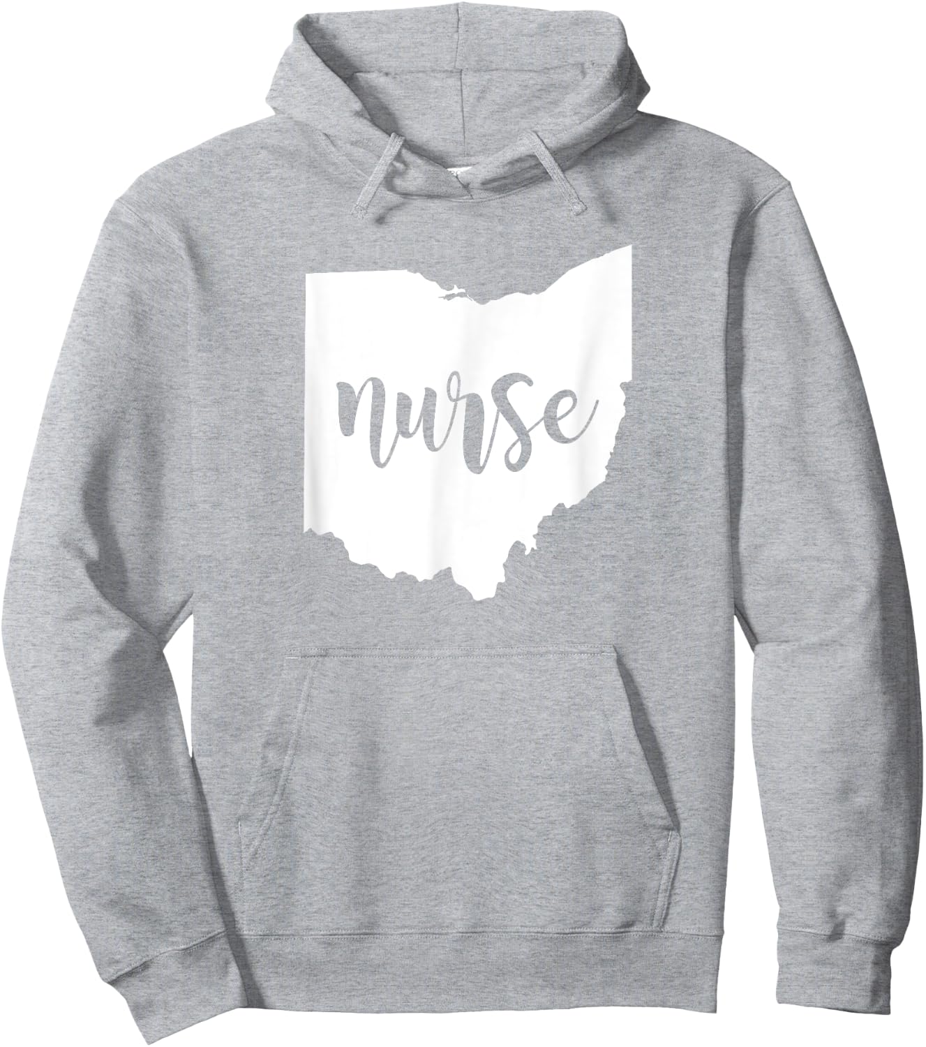 Cute Ohio Nurse Hoodie - Hoodie | Ash