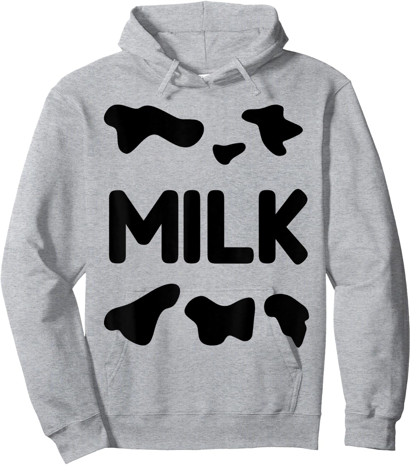 Funny Dairy Milk Carton Easy Costume Hoodie - Hoodie | Ash
