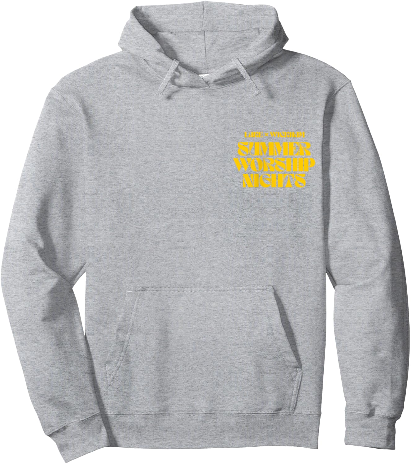 Summer Worship Nights White '24 Hoodie - Hoodie | Ash