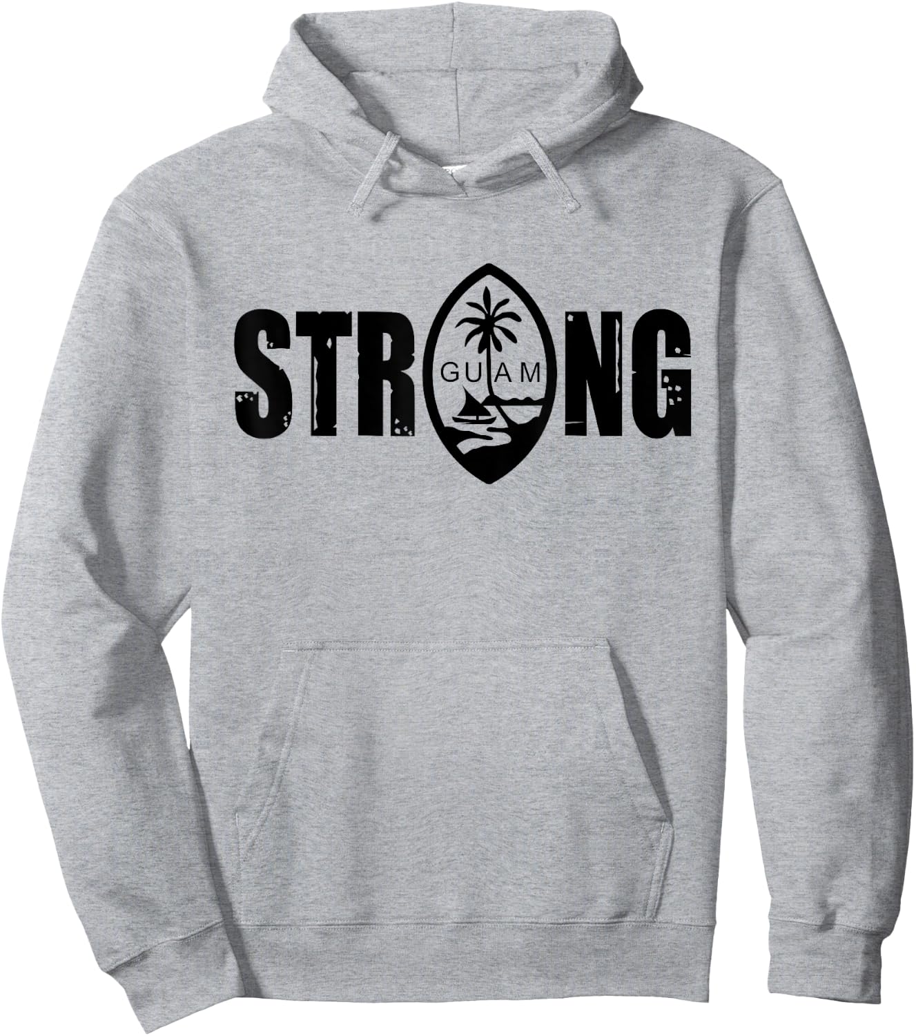 Guam Strong | Seal of Guam Hoodie - Hoodie | Ash