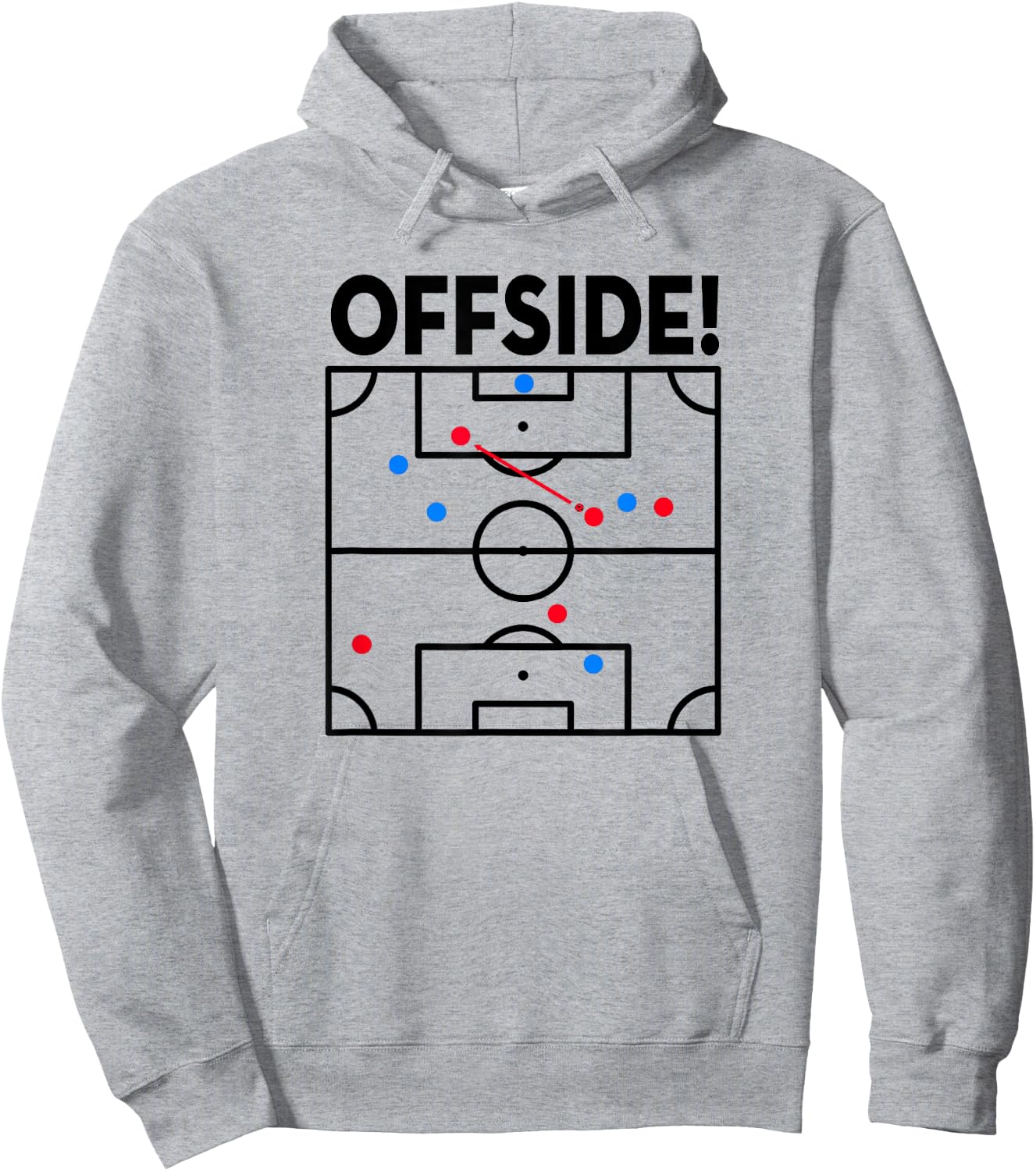 Soccer Fun Soccer Game Offside Rule Hoodie - Hoodie | Ash