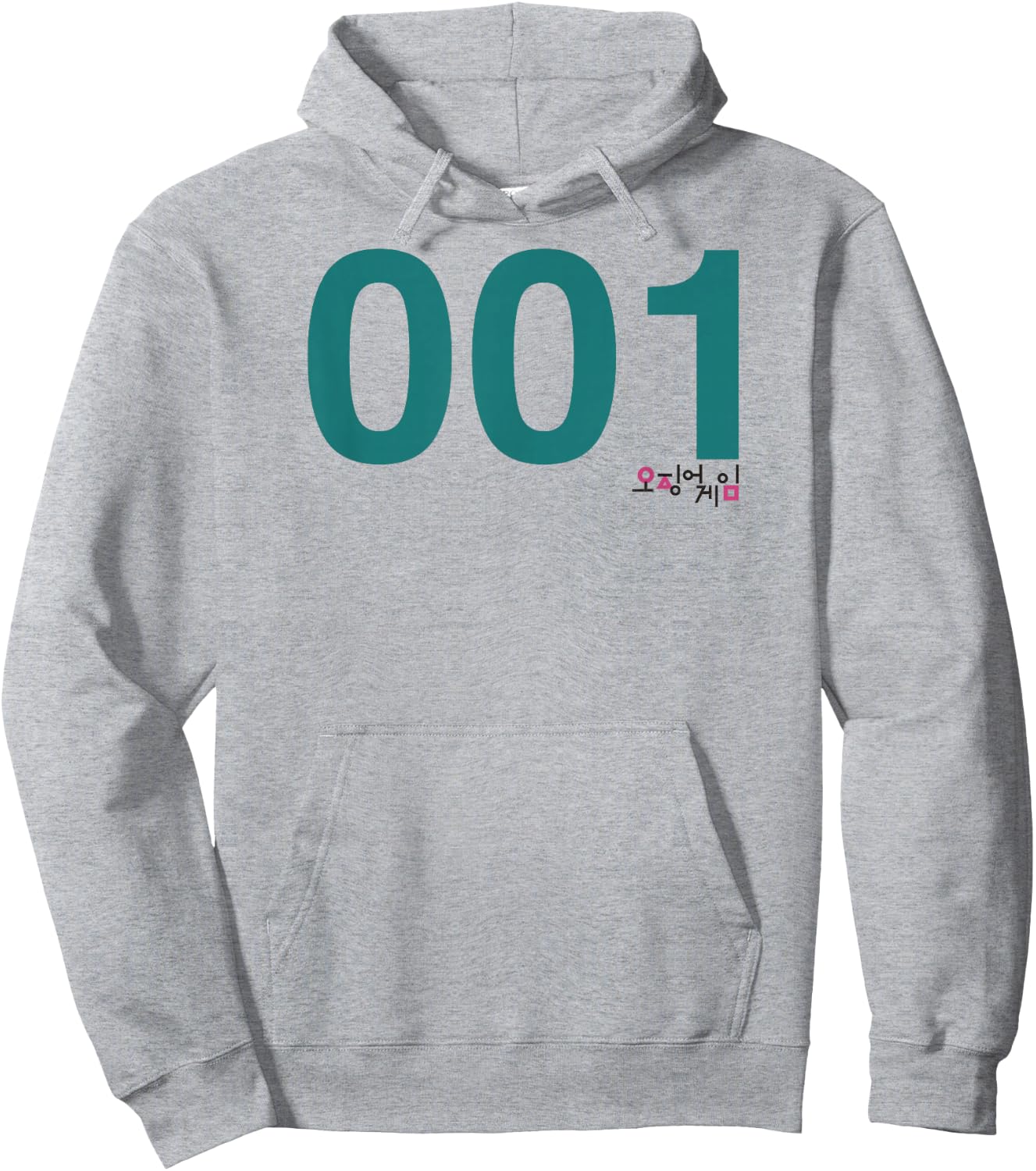 Squid Game Player 001 Costume Hoodie - Hoodie | Ash