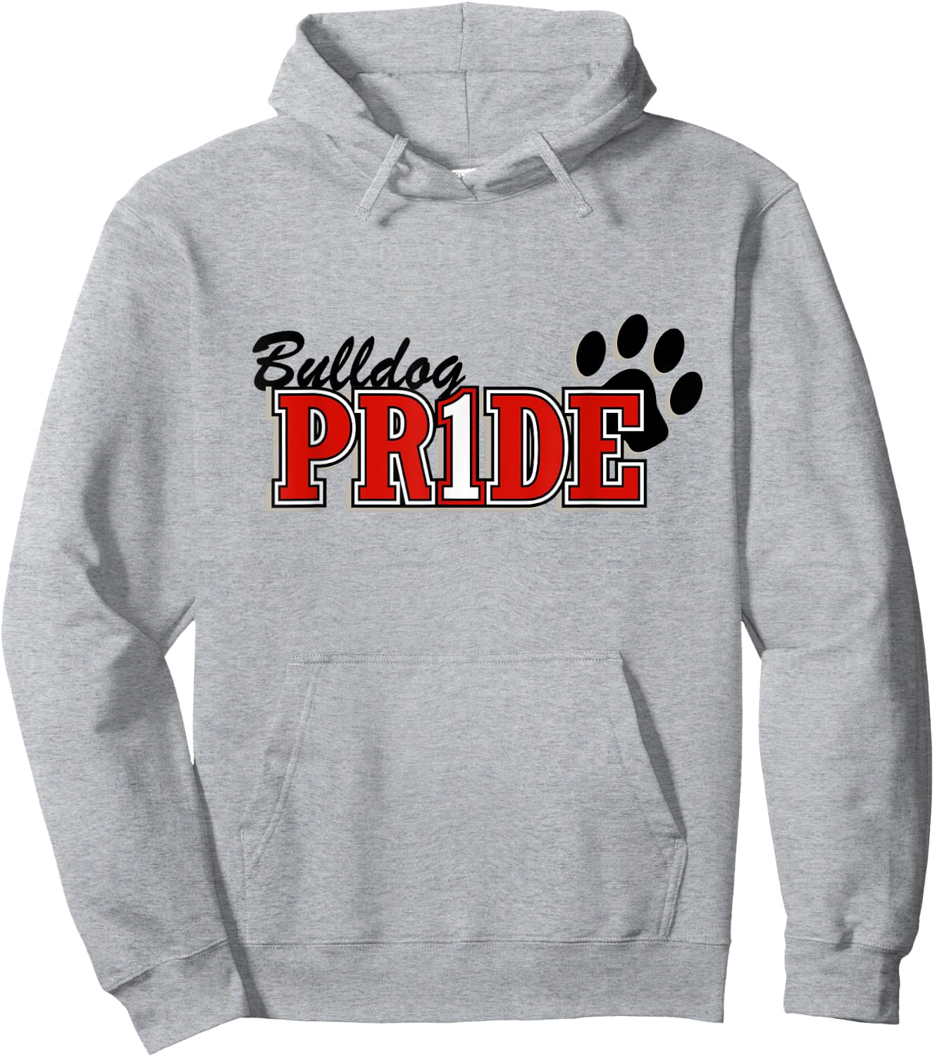 "Bulldog Football" for Sports Fans Hoodie - Hoodie | Ash