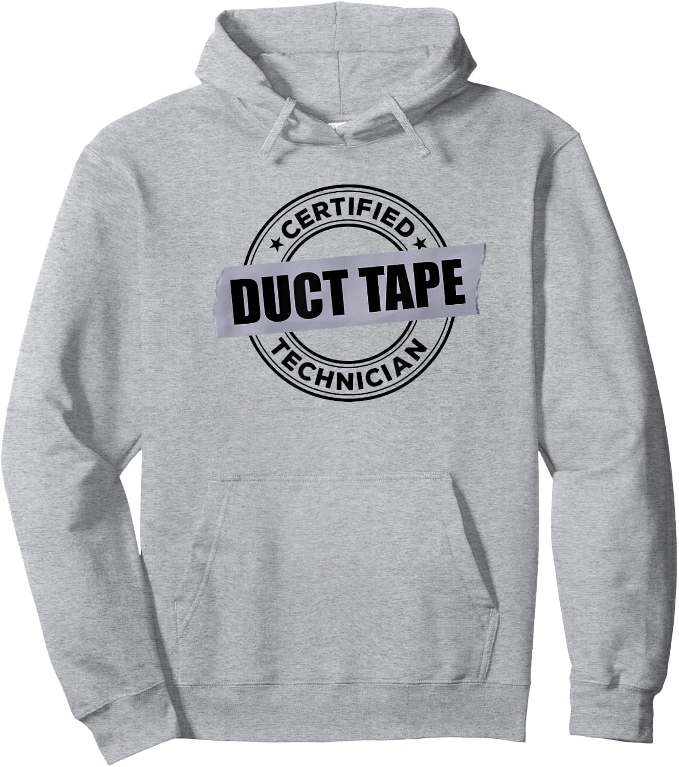 Certified DUCT TAPE Technician Hoodie - Hoodie | Ash