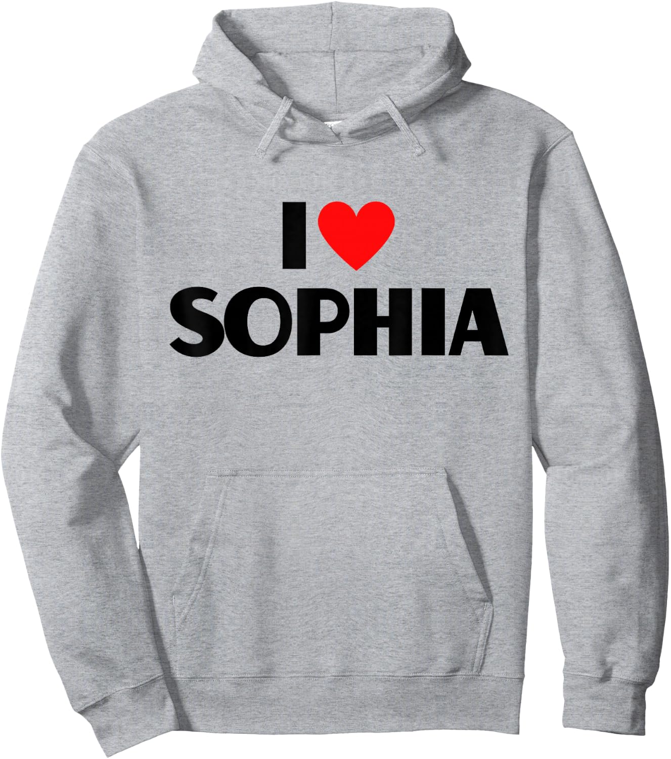 I Love Sophia - I Heart Sophia Hoodie - Hoodie | Ash