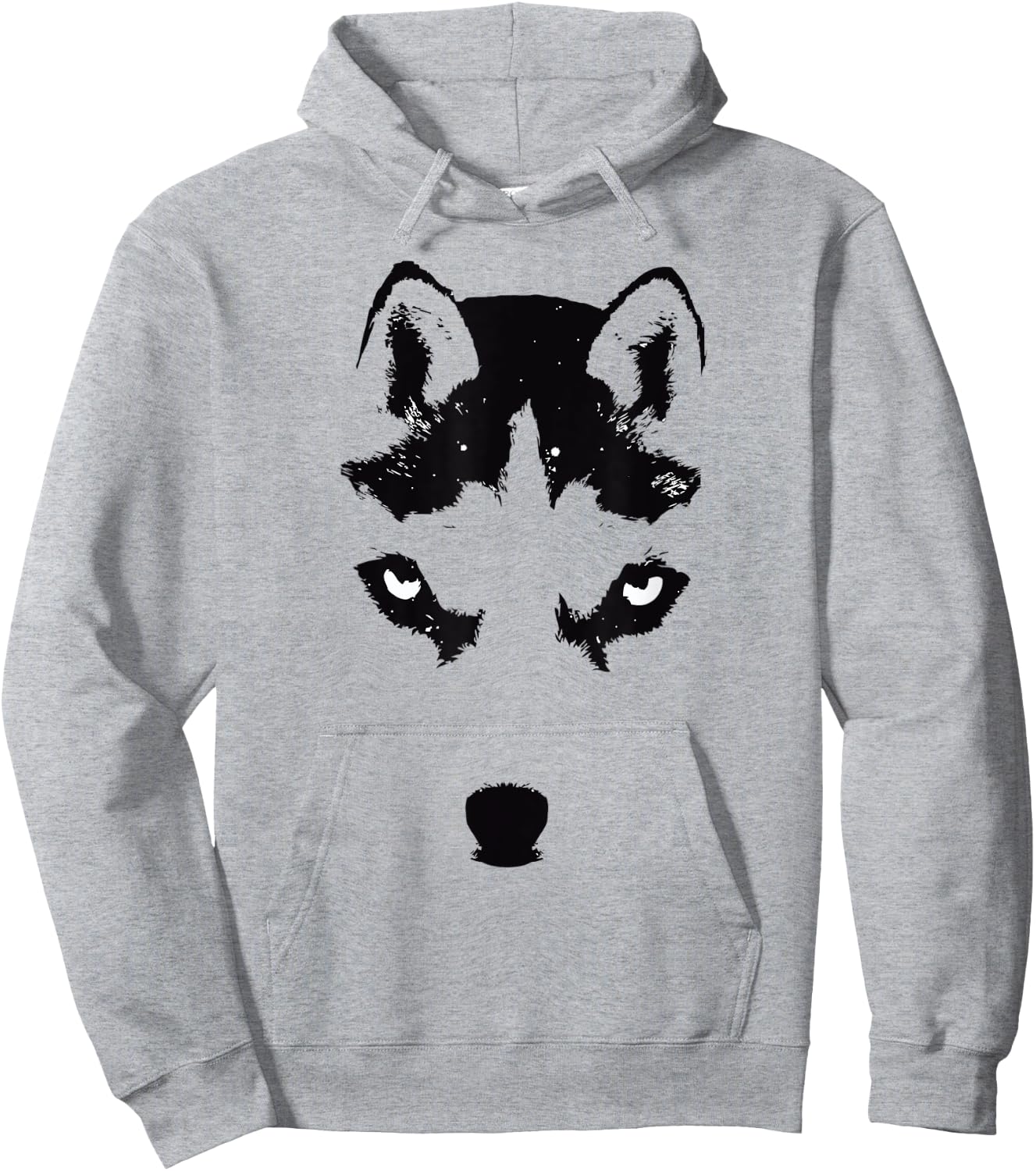 Cute Siberian Husky Puppy Dog Lover Hoodie - Hoodie | Ash