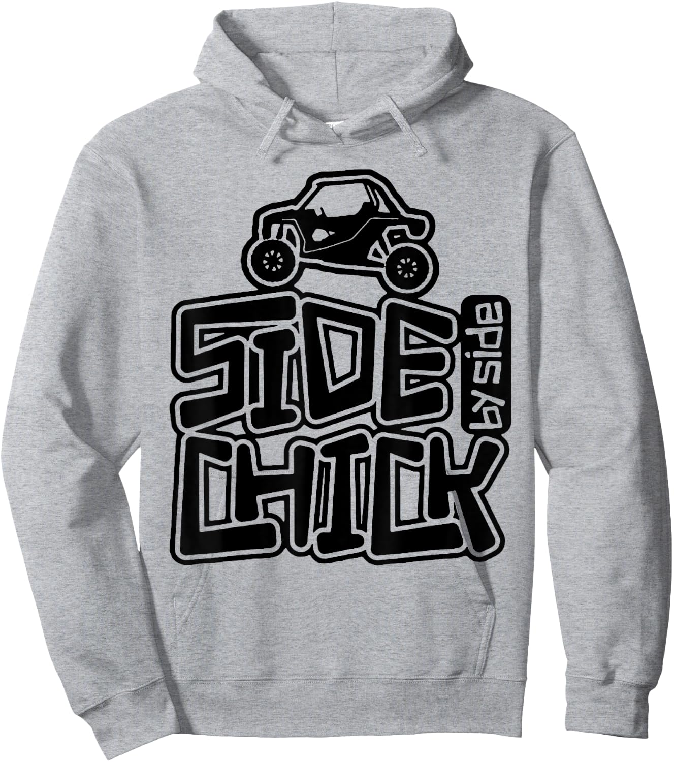 Side By Side Chick Off-road Hoodie - Hoodie | Ash