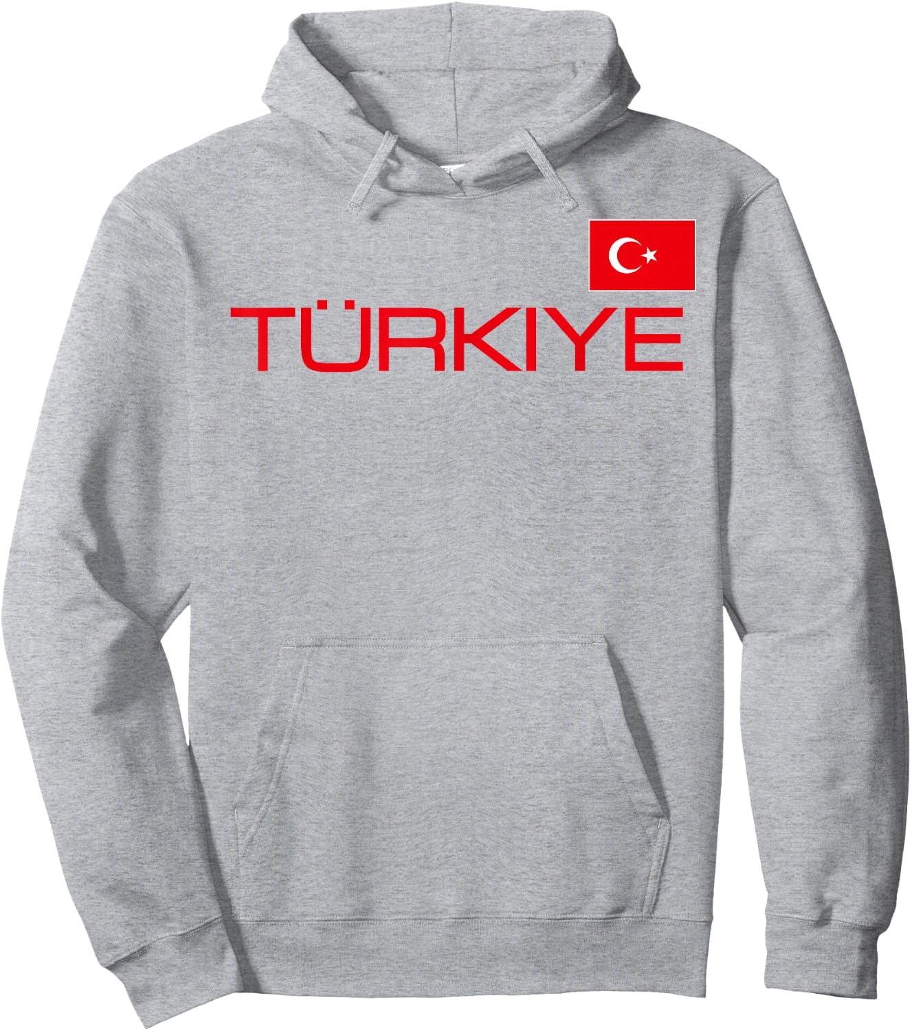 Turkiye Turkey Flag Turkish Sports Jersey Style Hoodie - Hoodie | Ash