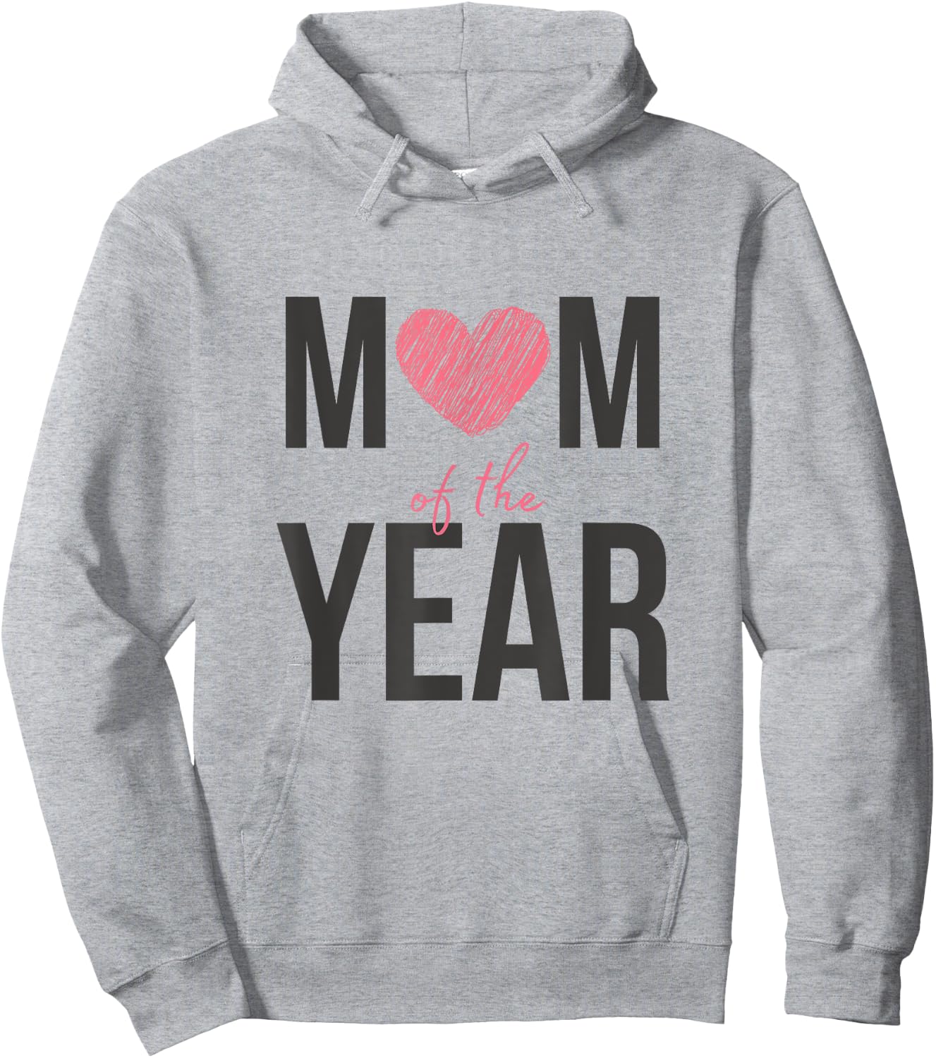 Celebrate the Best with Love Mom of the Year Hoodie - Hoodie | Ash
