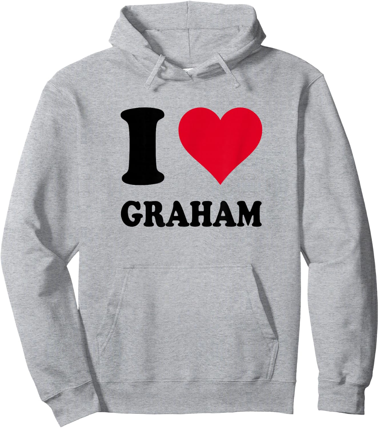 I Love Graham Hoodie - Hoodie | Ash