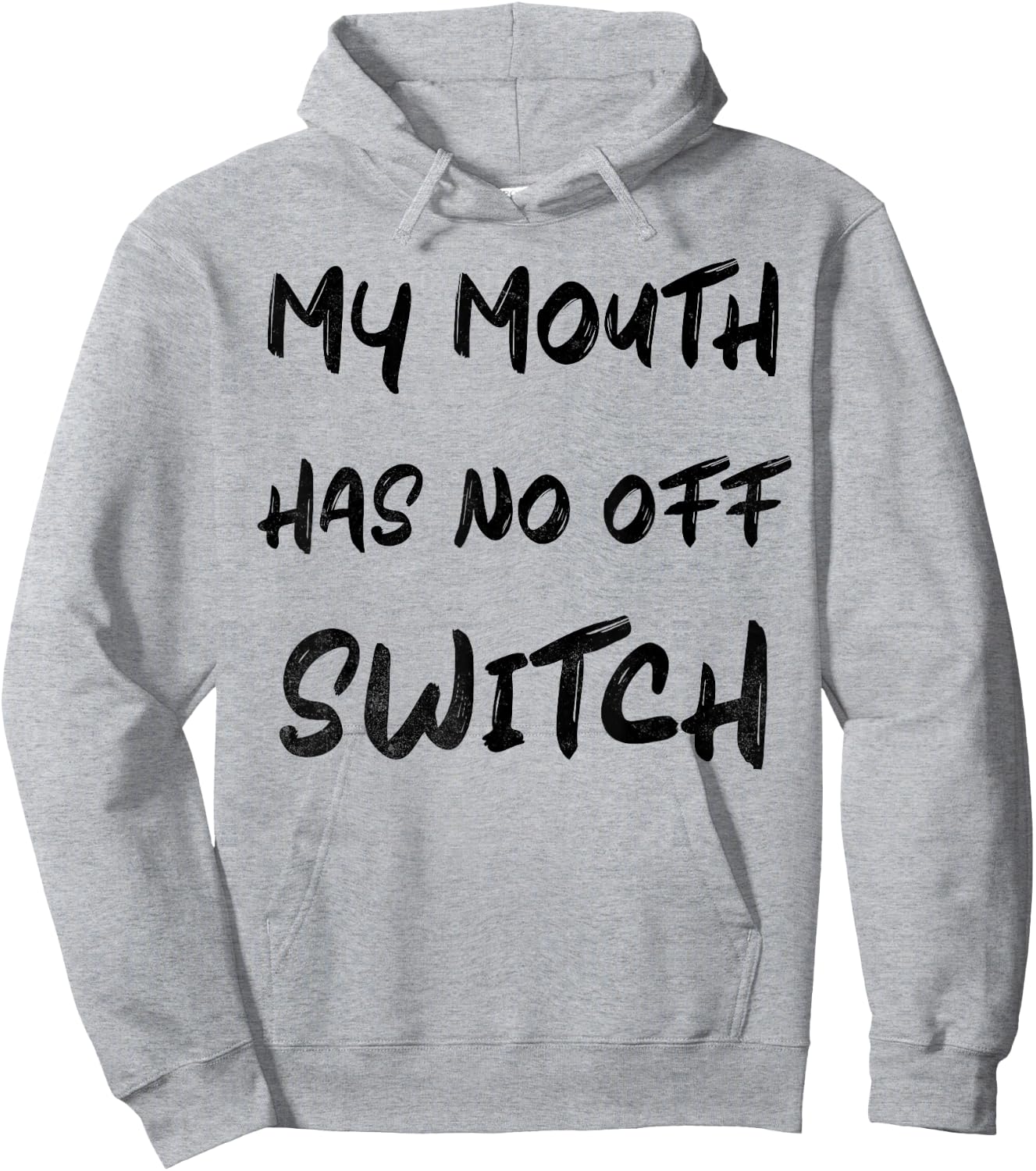 Loquacious Legend - Humorous Expressive Quote Hoodie - Hoodie | Ash