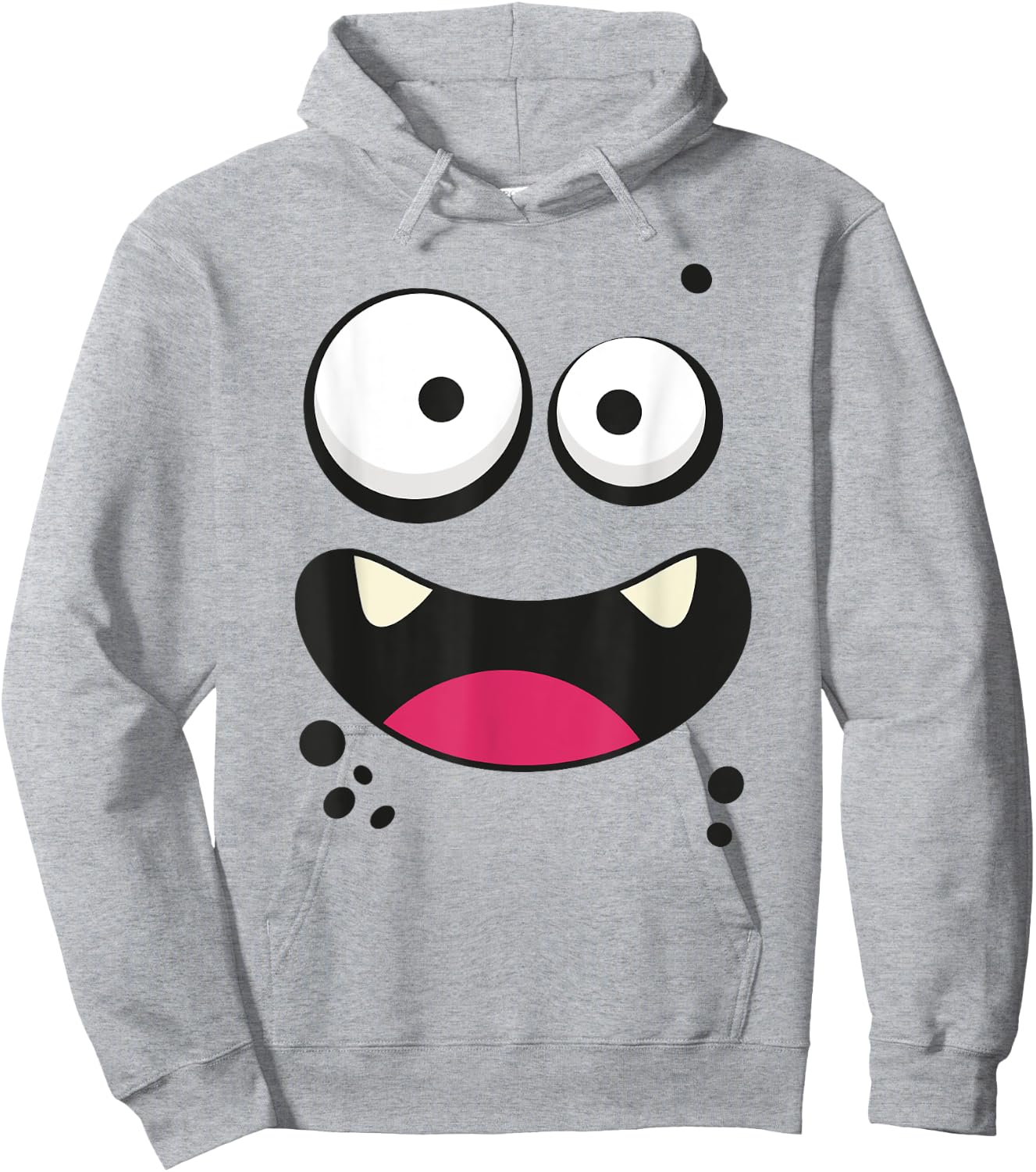 Monster Face Hoodie - Hoodie | Ash