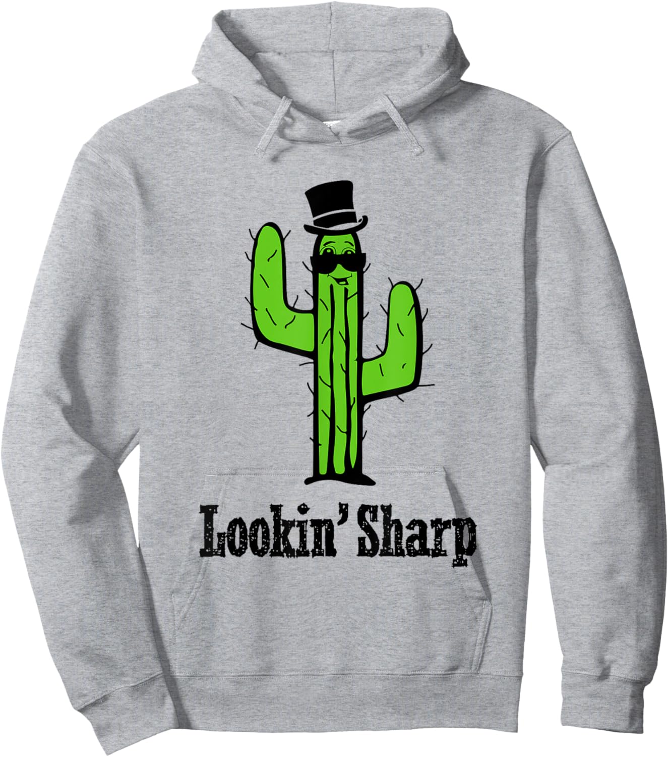 Lookin Sharp Cacti Lover Dad Stepdad Hoodie - Hoodie | Ash