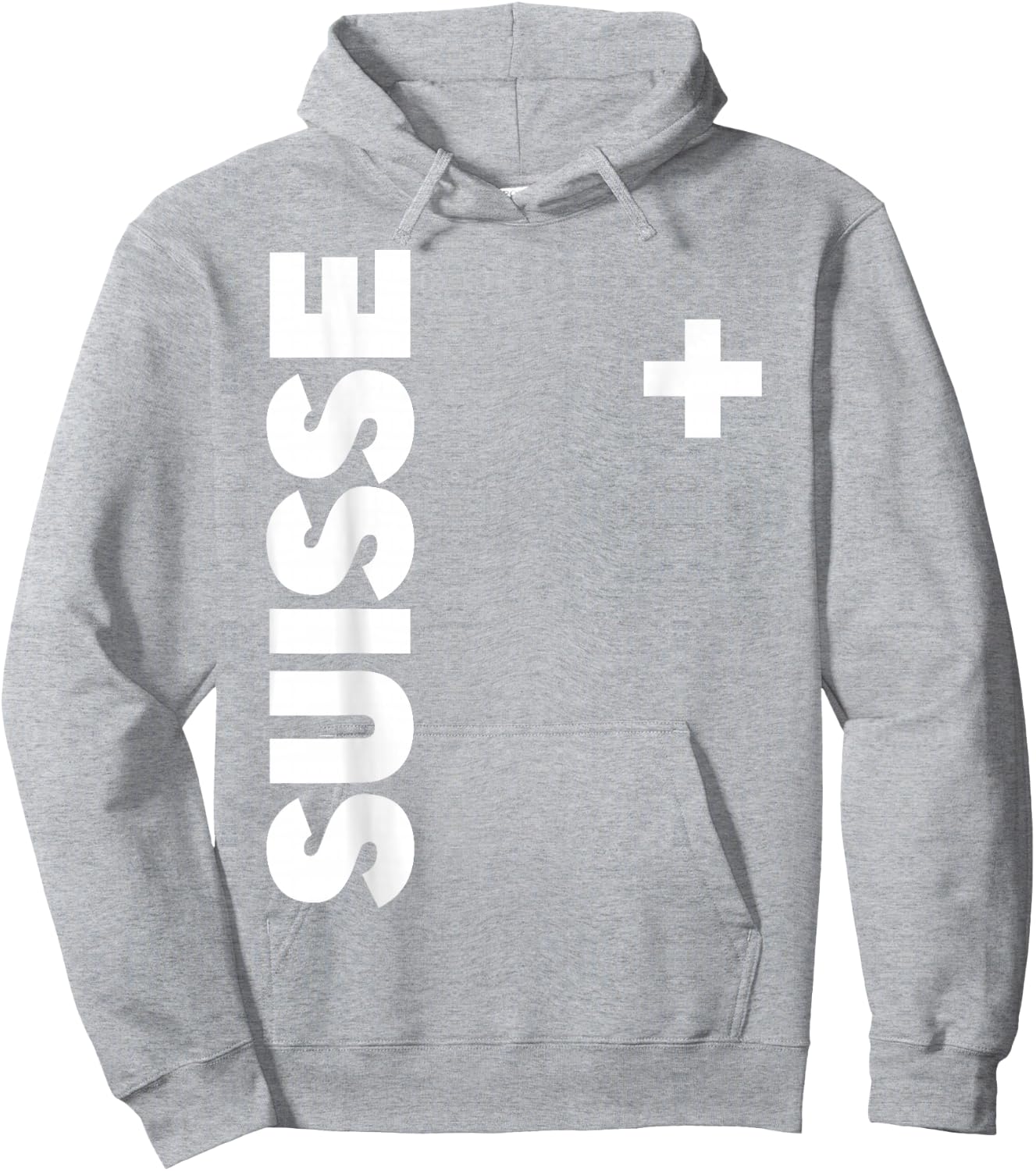 SWI Swiss Fan Flag Switzerland Hoodie - Hoodie | Ash