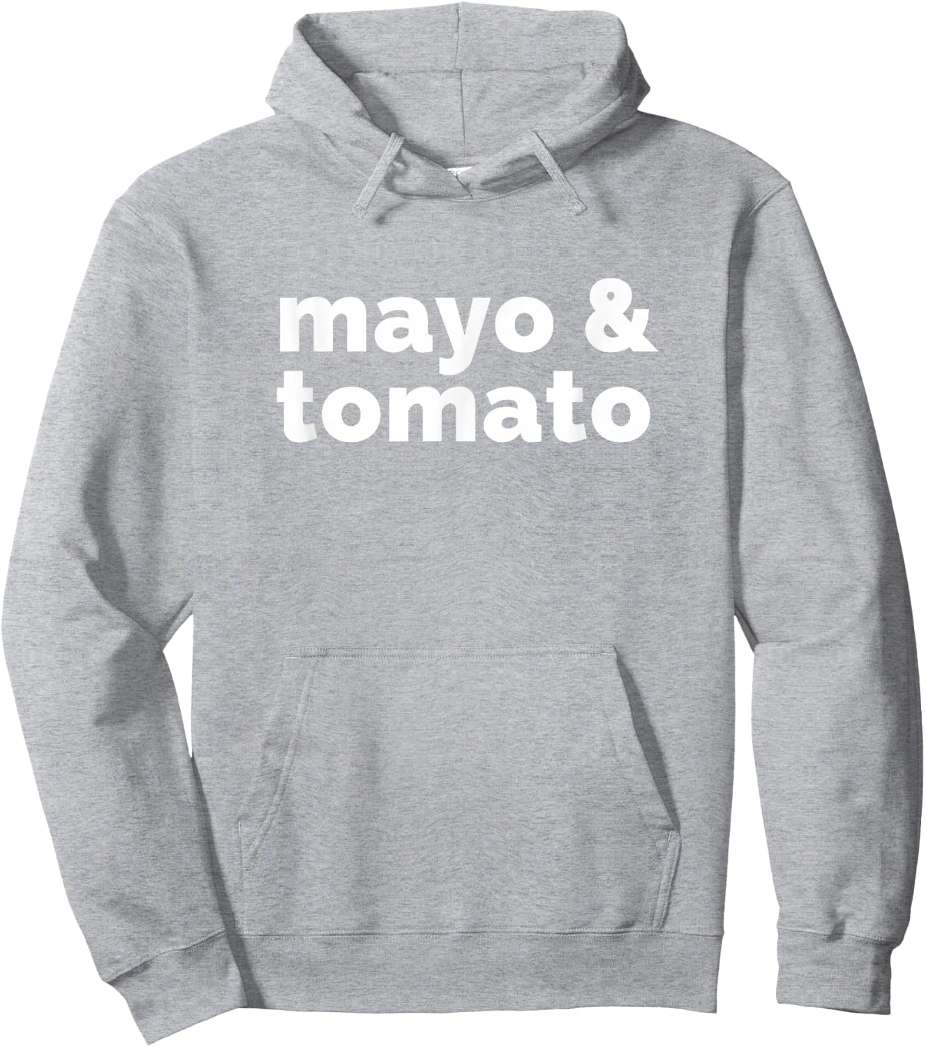 Mayo & Tomato Sandwich Lovers Hoodie - Hoodie | Ash
