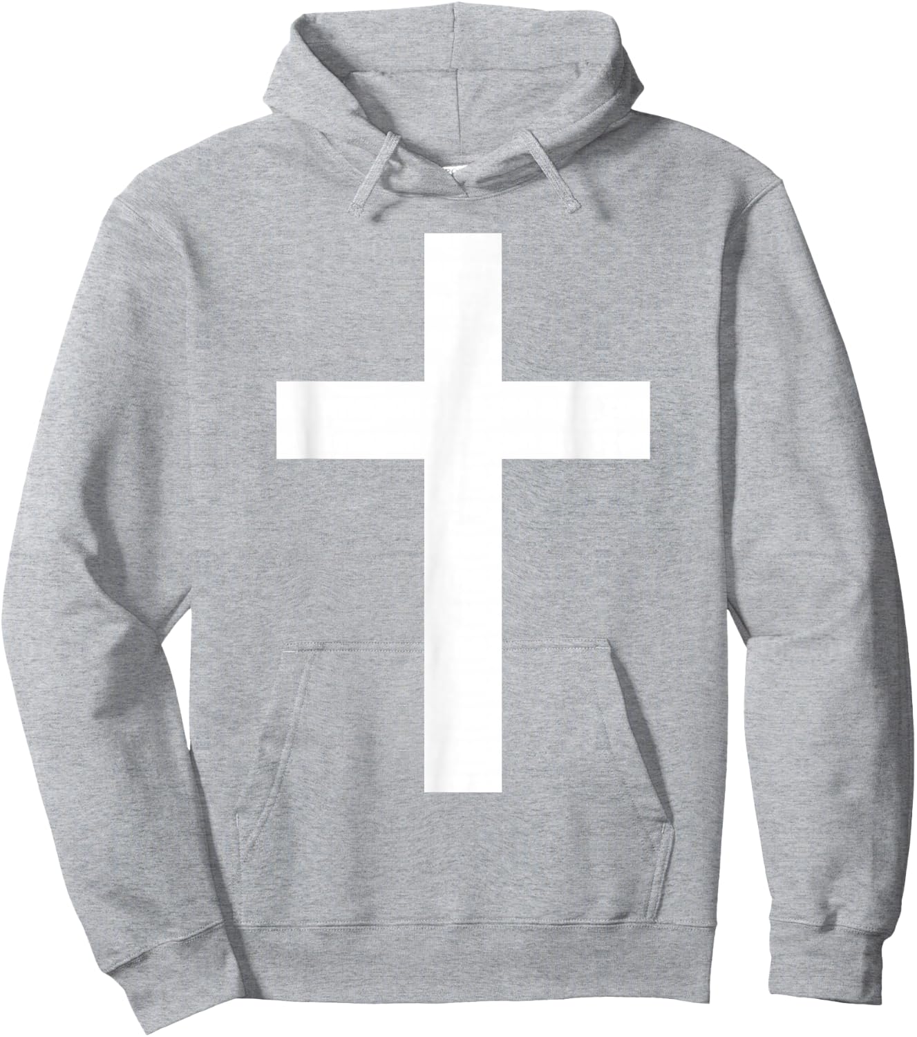 White Christian Jesus Cross Red Hoodie - Hoodie | Ash