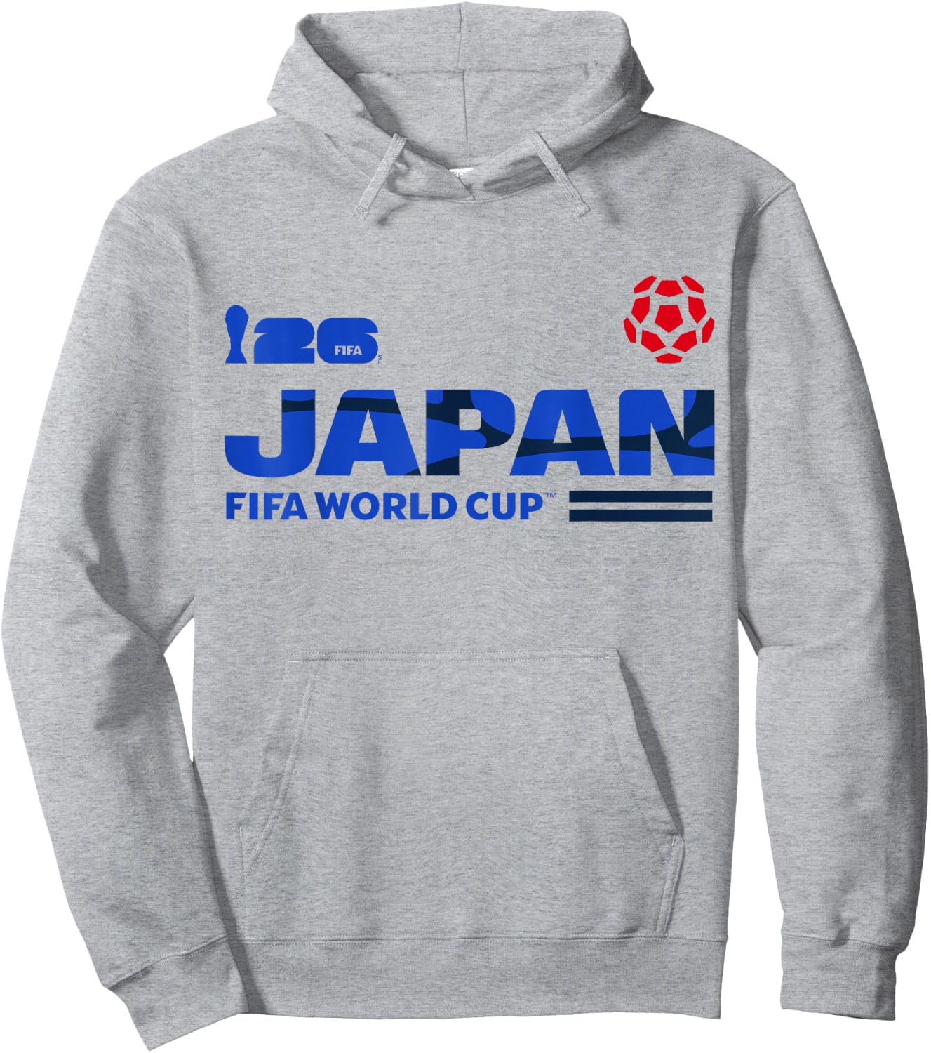 FIFA WORLD CUP26 Qualifier Japan Hoodie - Hoodie | Ash
