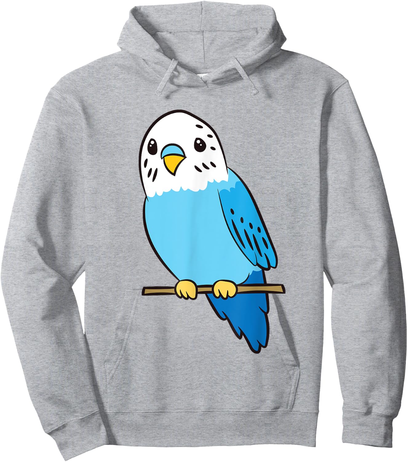 Cute Parakeet Bird Parakeet Cute Parakeet Blue Hoodie - Hoodie | Ash