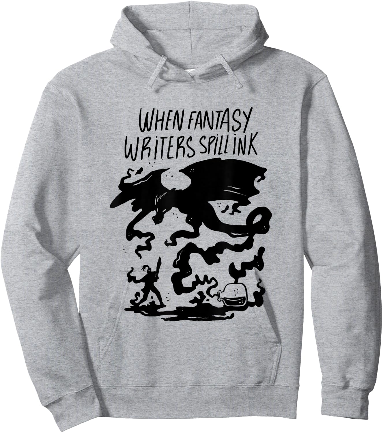 Funny Fantasy Book Author Writer Hoodie - Hoodie | Ash