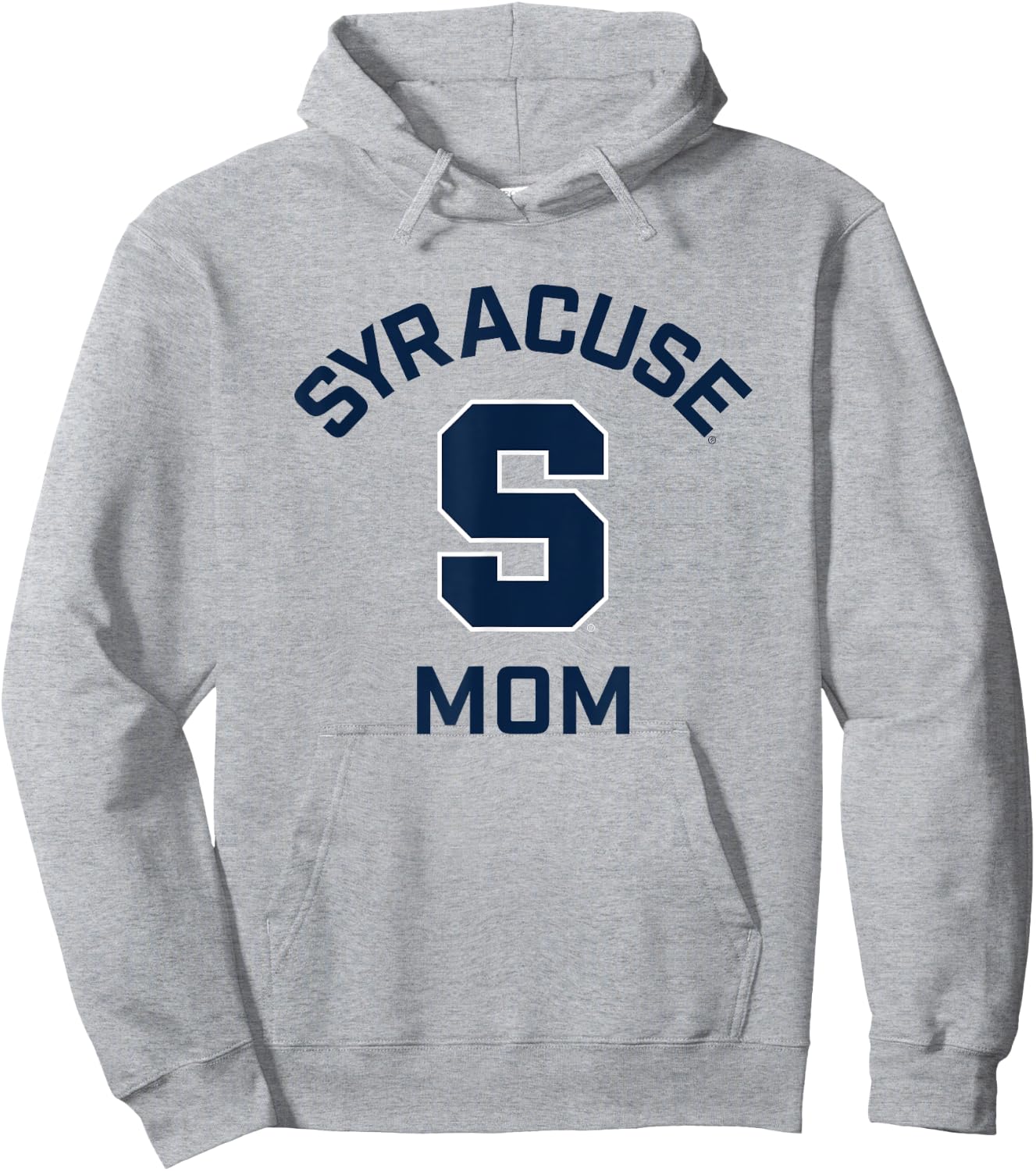 Syracuse University Orange Arched Mom Hoodie - Hoodie | Ash