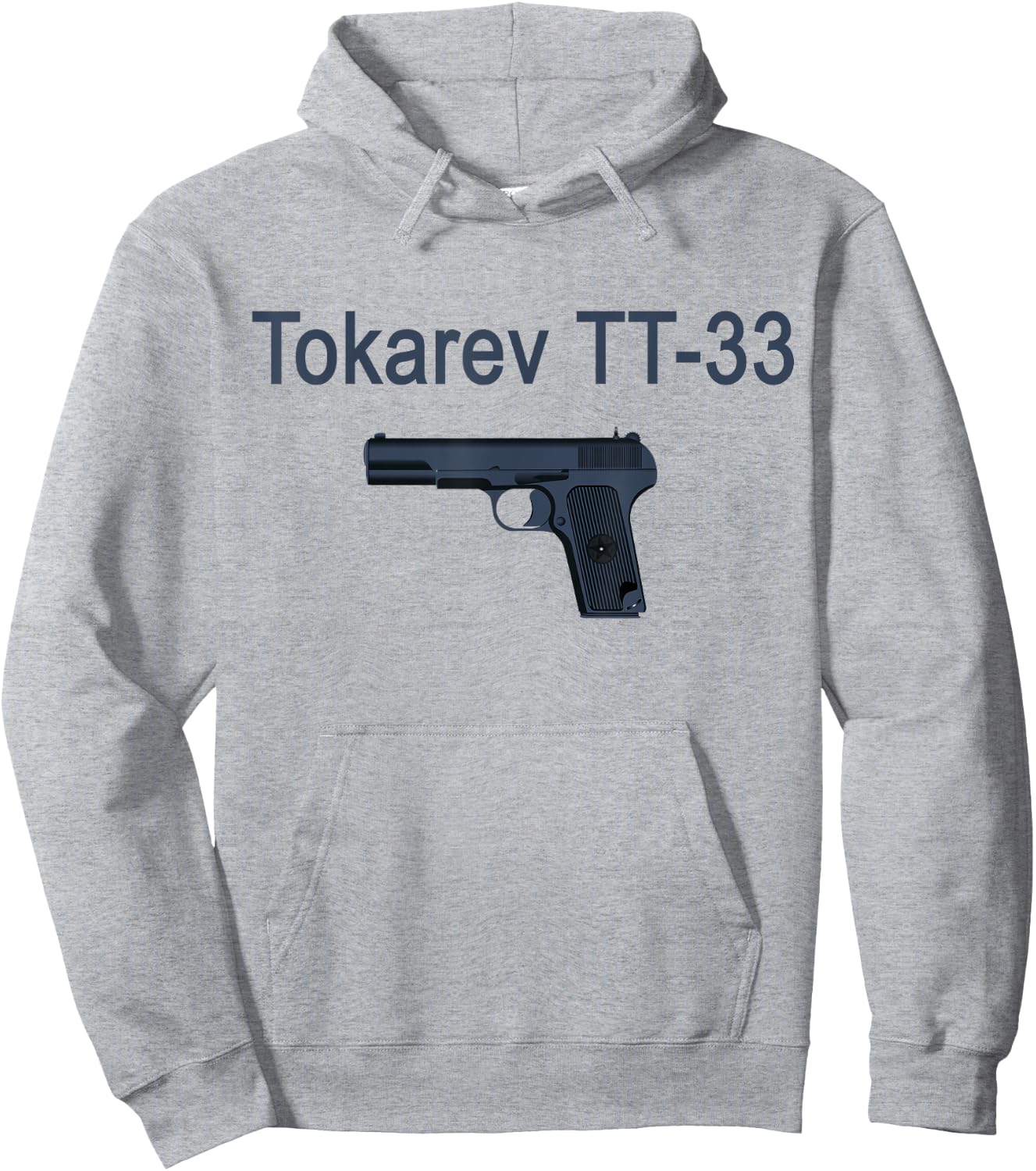 Tokarev TT-33 Russian Soviet Pistol Hoodie - Hoodie | Ash