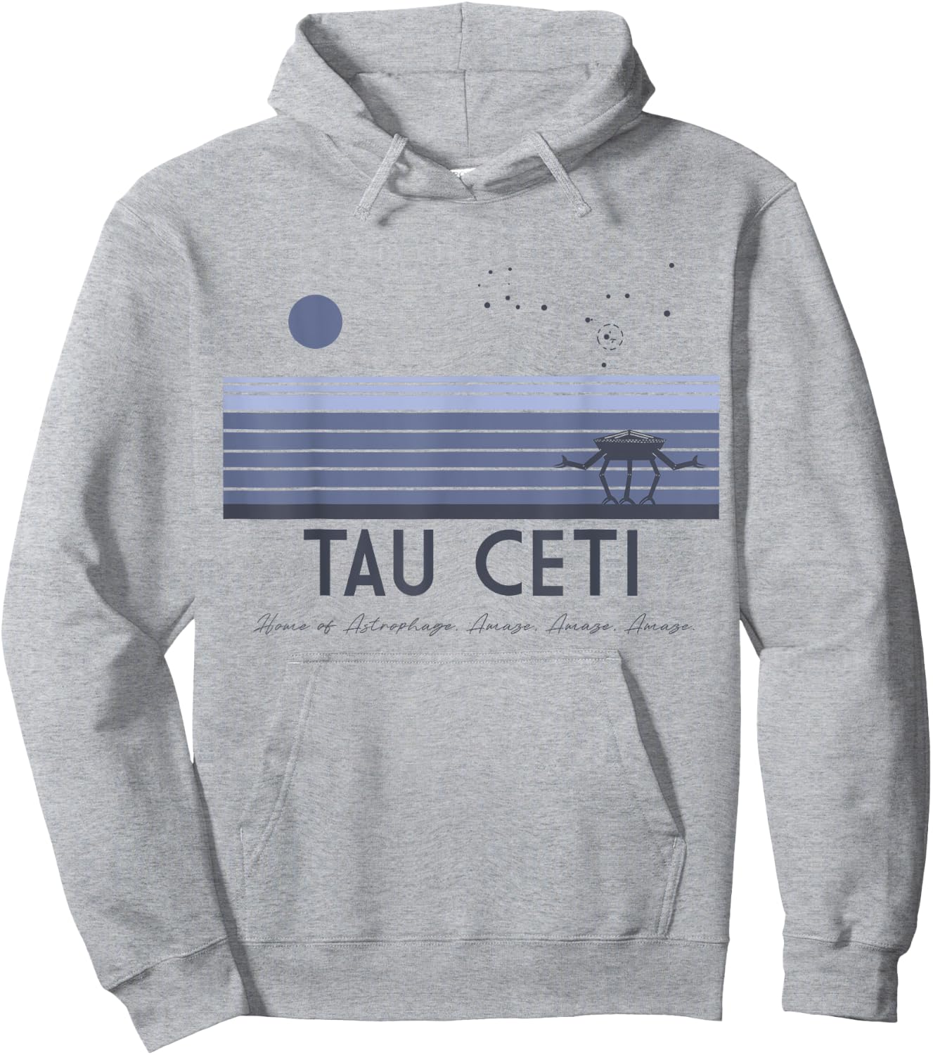 Visit Tau Ceti, Home of Astrophage. Hoodie - Hoodie | Ash
