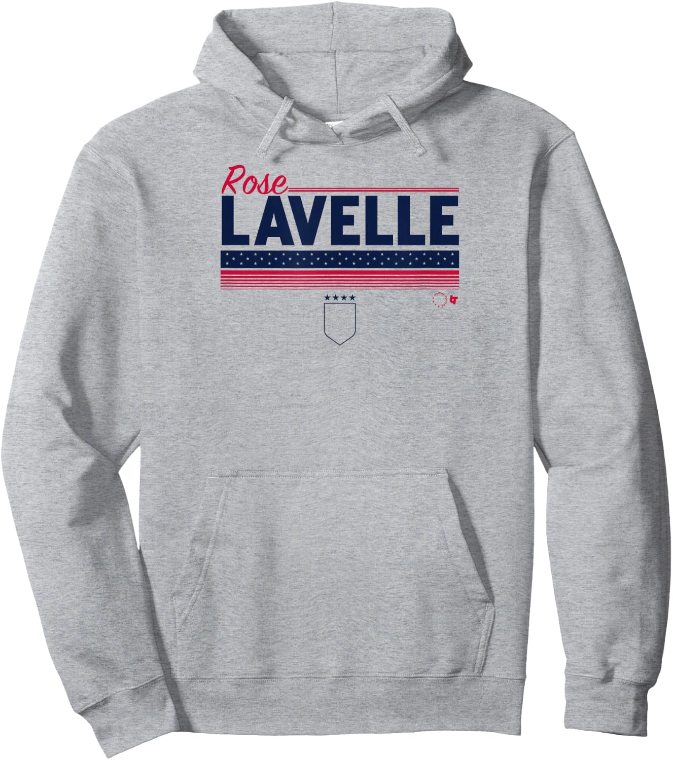 Rose Lavelle Stripe USWNTPA - USA Soccer Hoodie - Hoodie | Ash