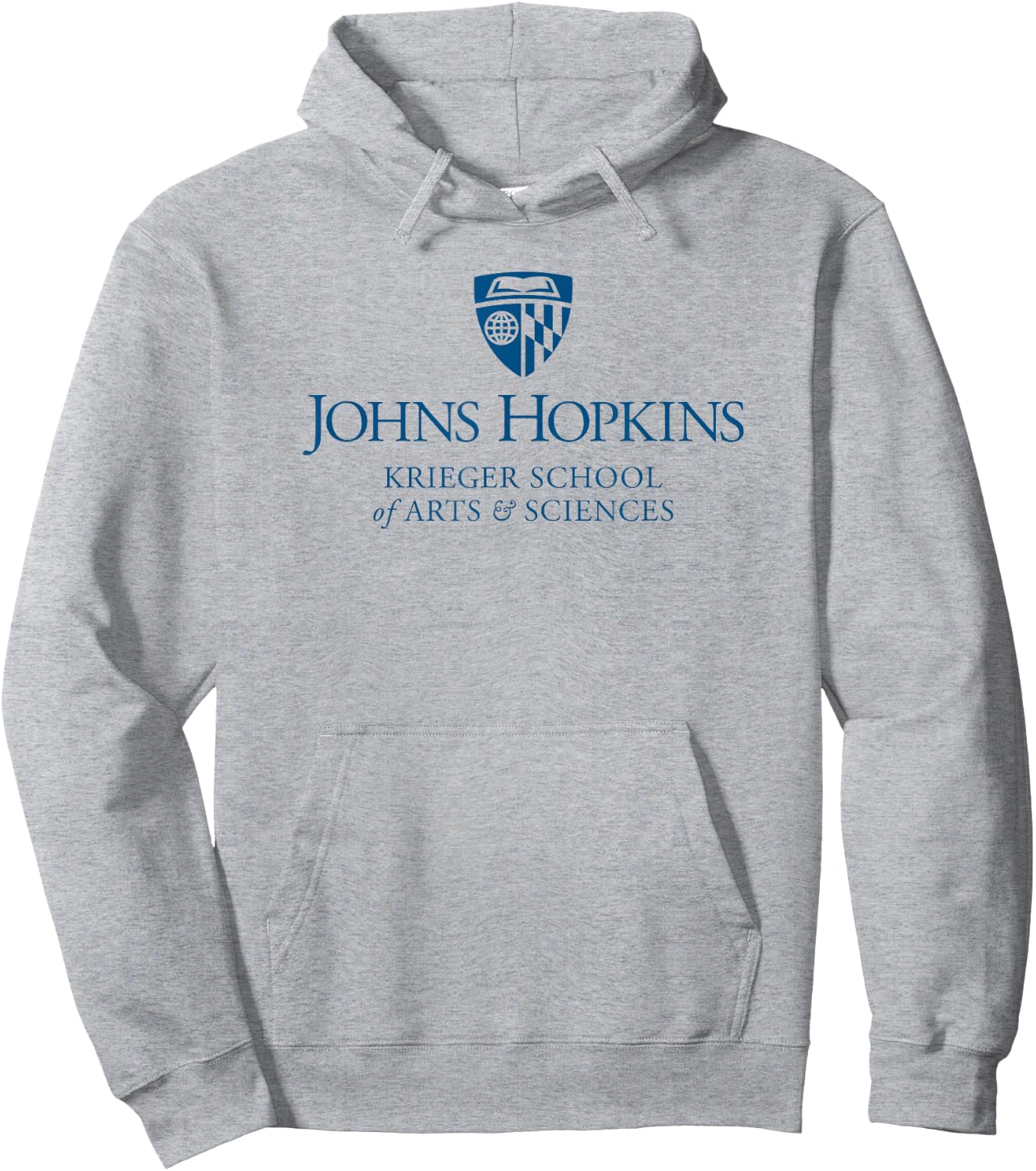 Johns Hopkins Krieger Arts & Sciences Hoodie - Hoodie | Ash