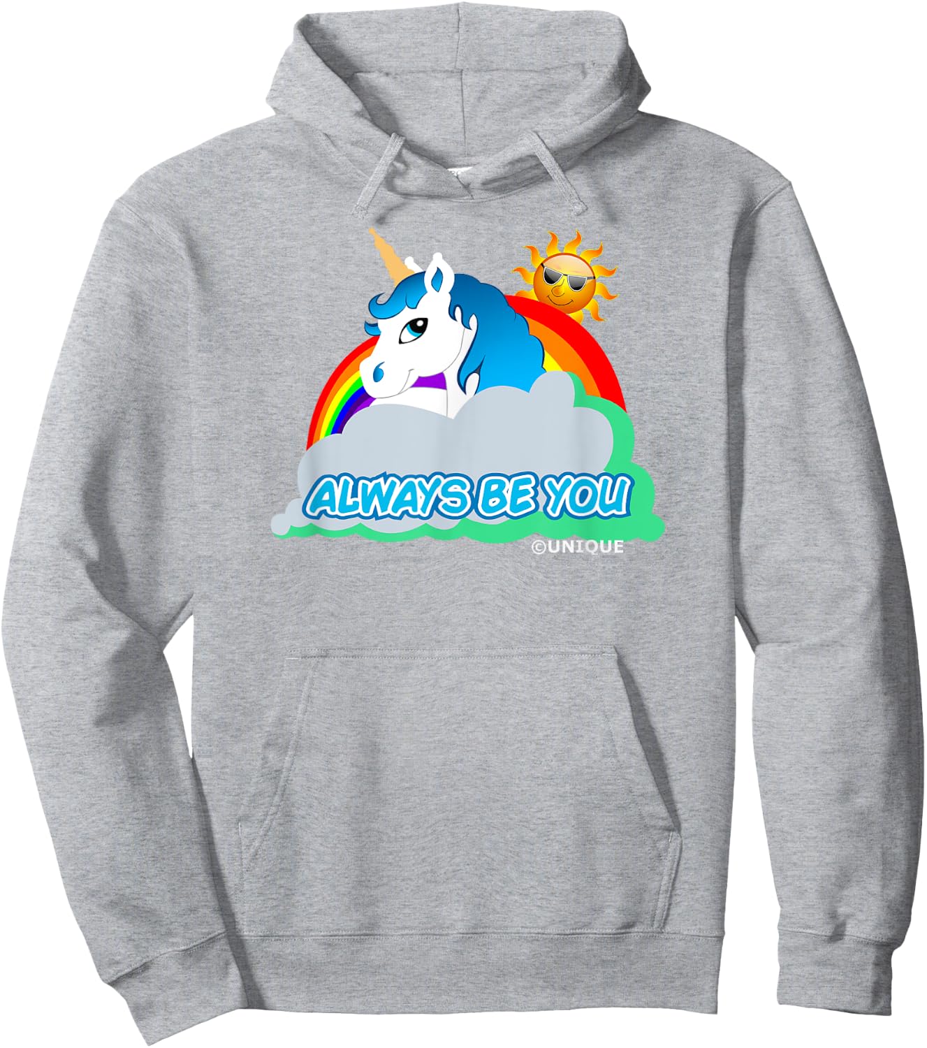 Always Be You Unicorn Hoodie - Hoodie | Ash