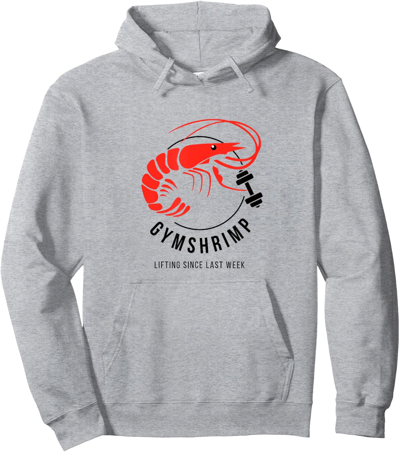 Gymshrimp - 'gymshark' Parody Funny Hoodie - Hoodie | Ash