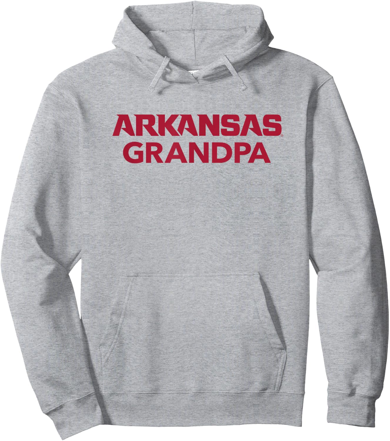 University of Arkansas Razorbacks Grandpa Hoodie - Hoodie | Ash