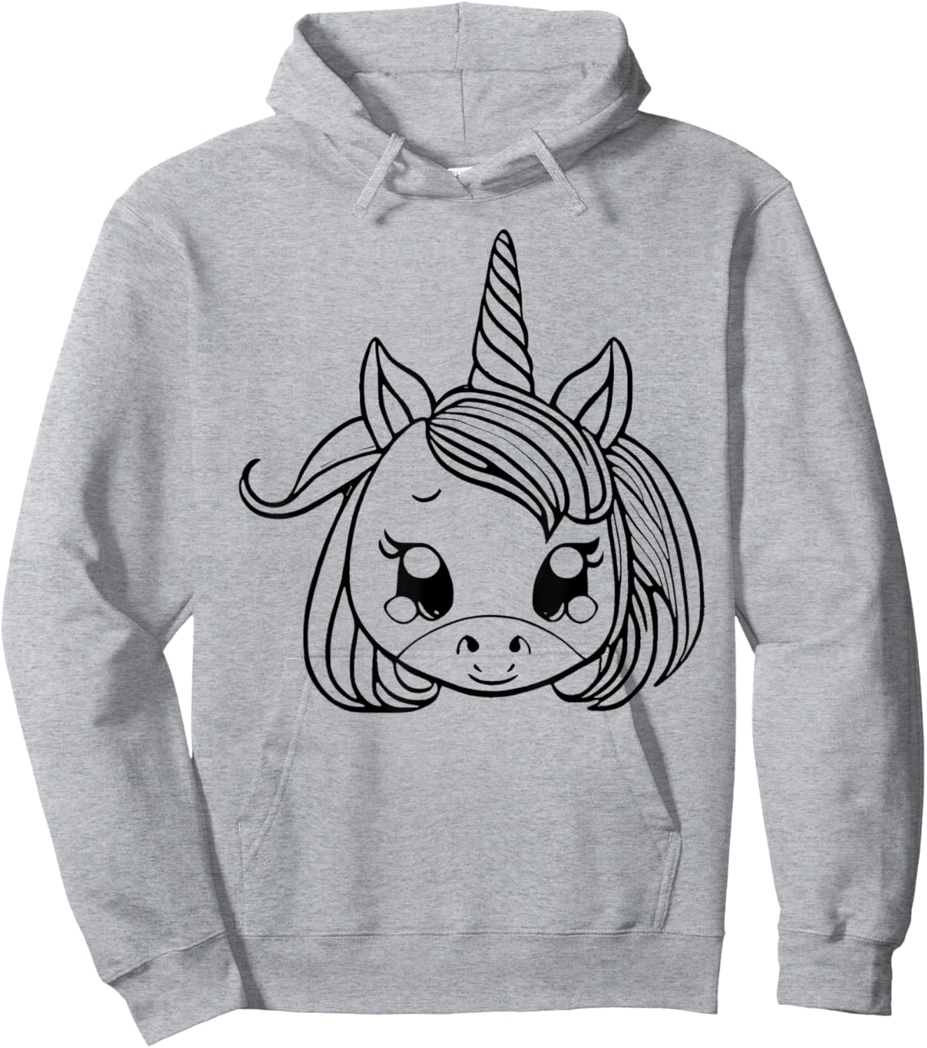 Color and paint your own unicorn Hoodie - Hoodie | Ash