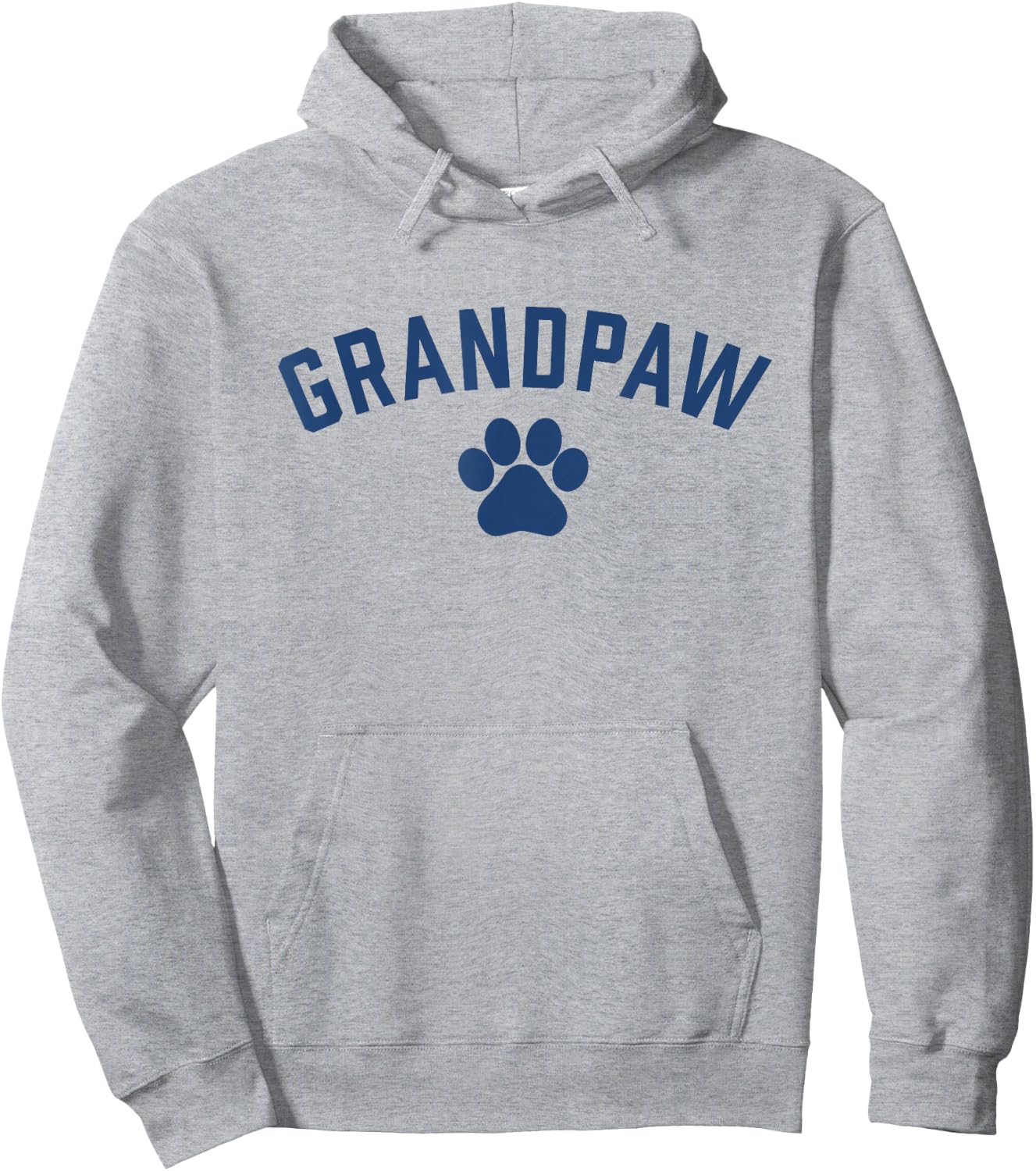 Grandpaw Dog Grandkids Funny Grandpa Hoodie - Hoodie | Ash