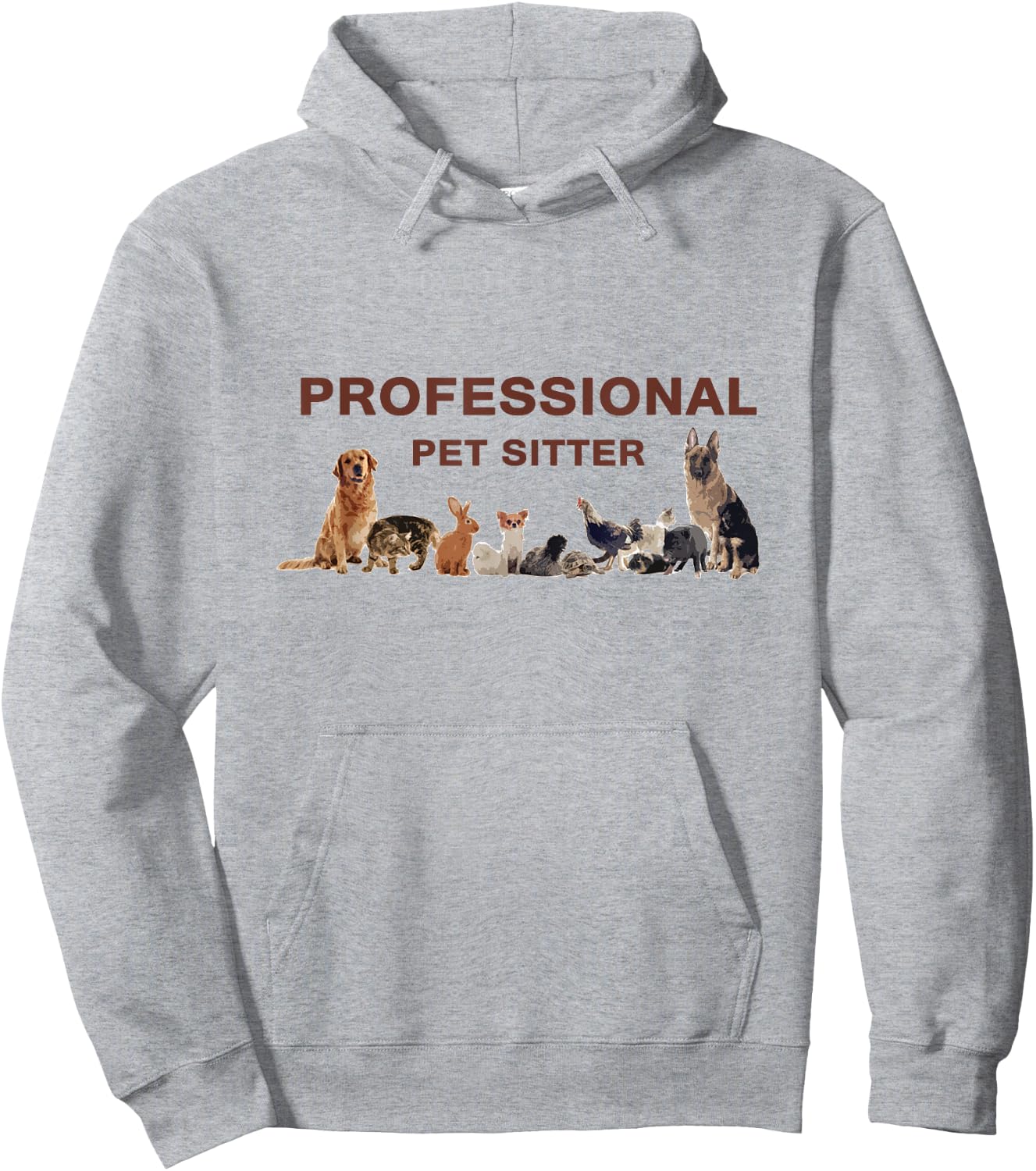 Professional Pet Sitter for Pet Sitting Hoodie - Hoodie | Ash