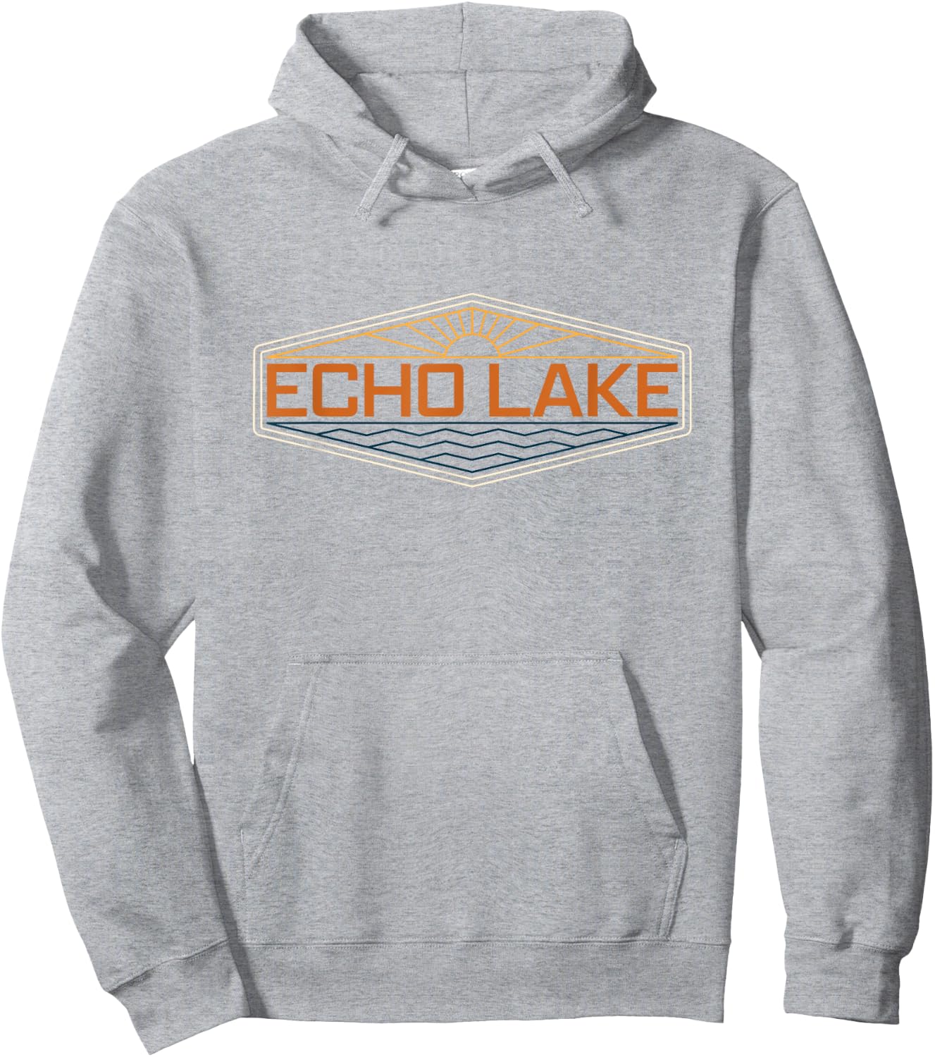 Echo Lake California Vintage Hoodie - Hoodie | Ash