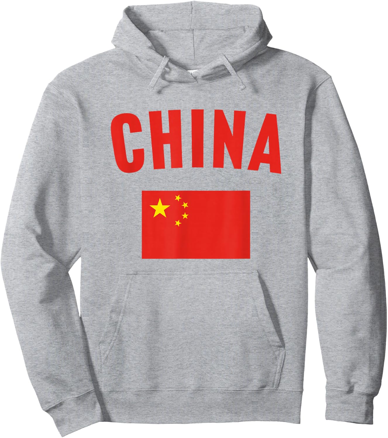 China Flag Hoodie - Hoodie | Ash